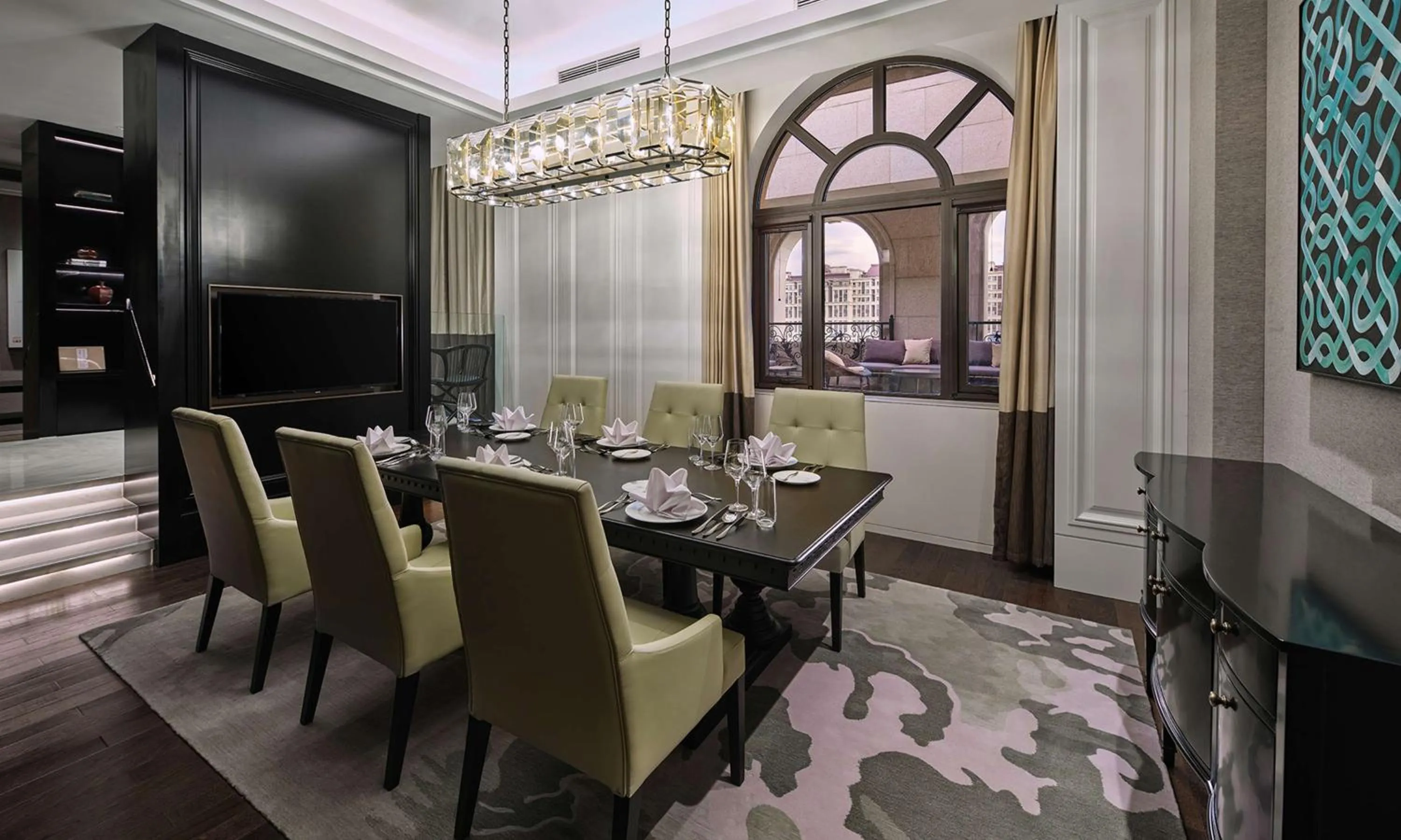 Living room in Hilton Beijing Daxing