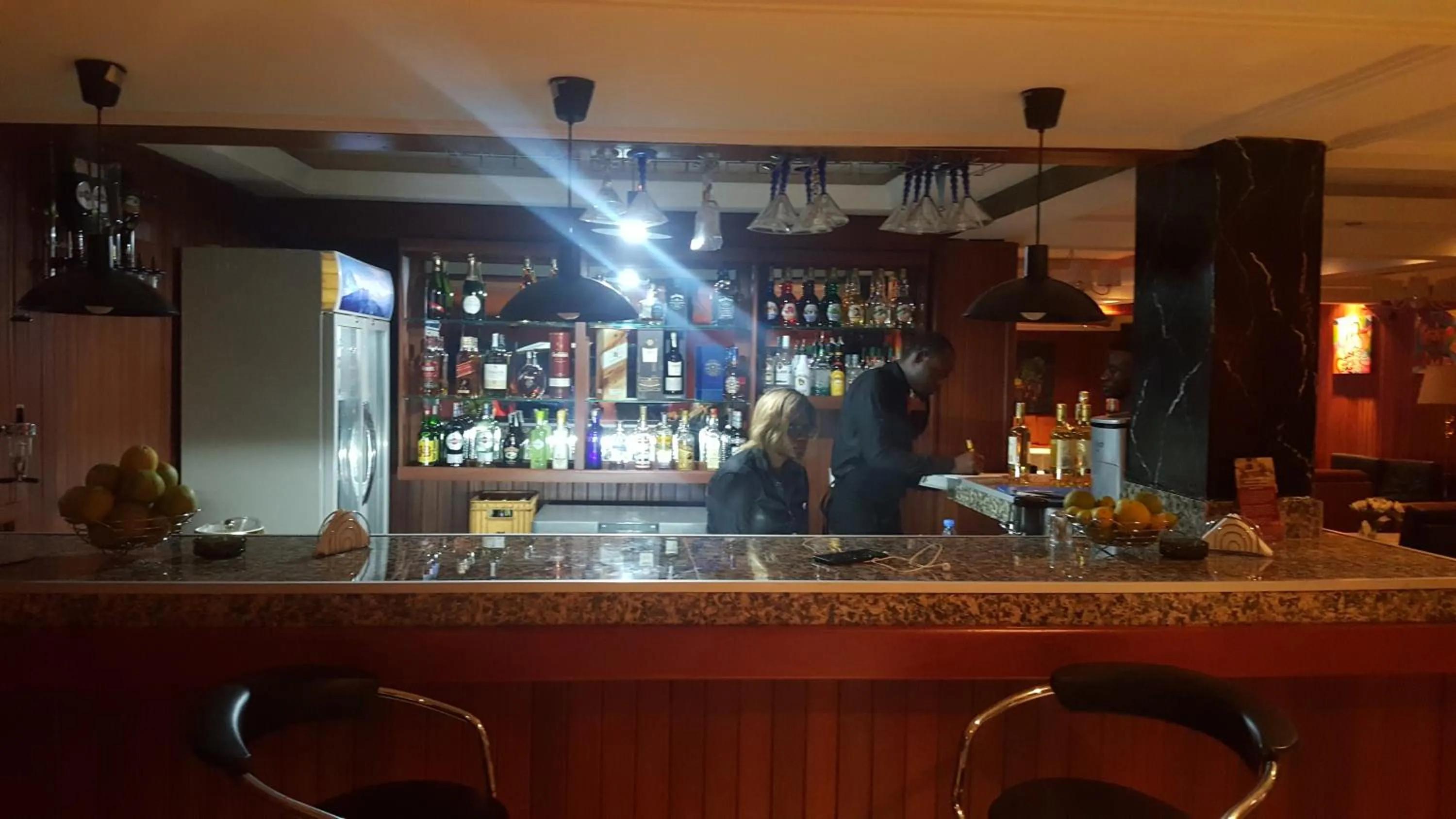 Lounge or bar in Résidences hôtelières Micheline et Emile BASTOS