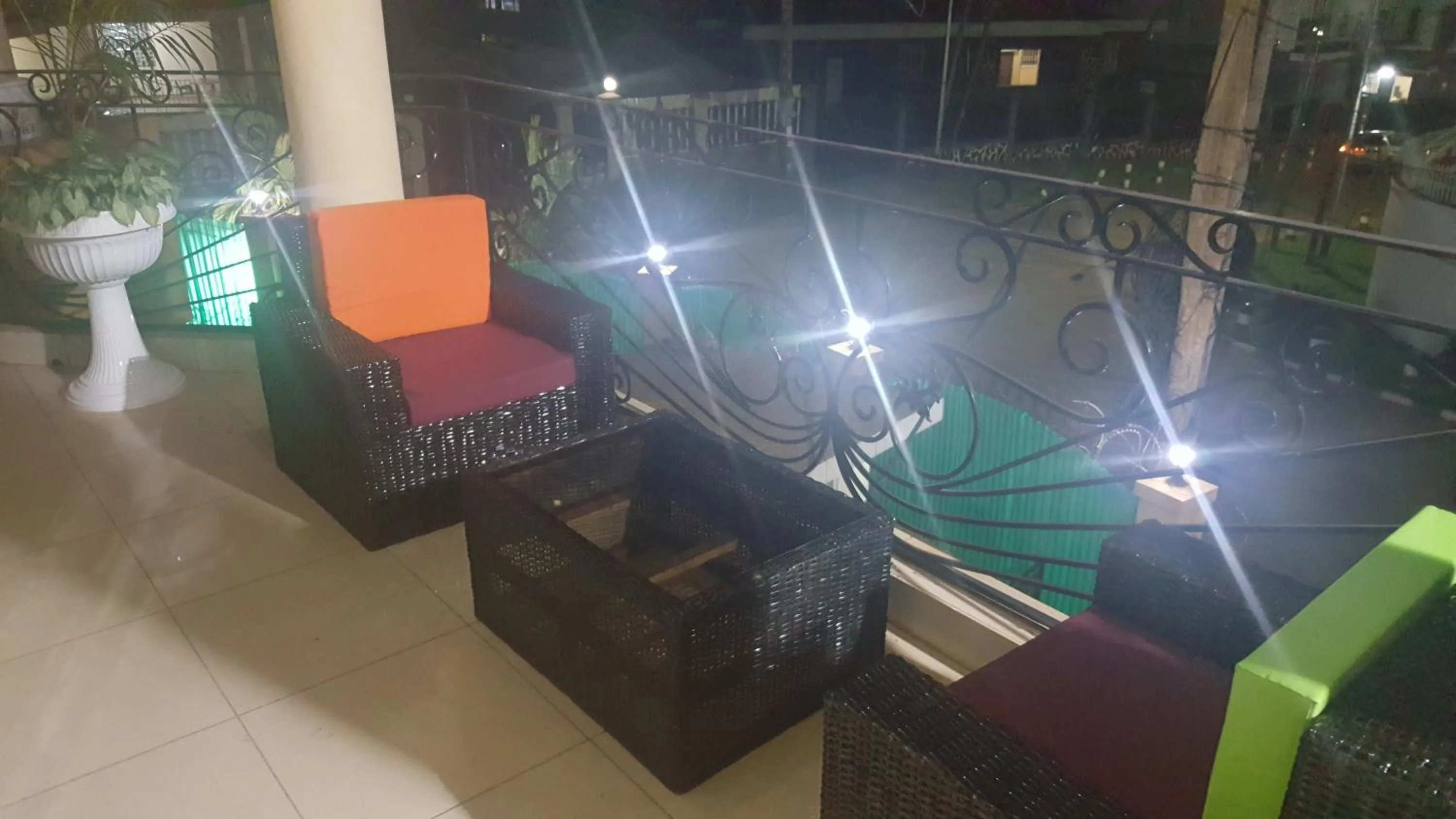 Balcony/Terrace in Résidences hôtelières Micheline et Emile BASTOS