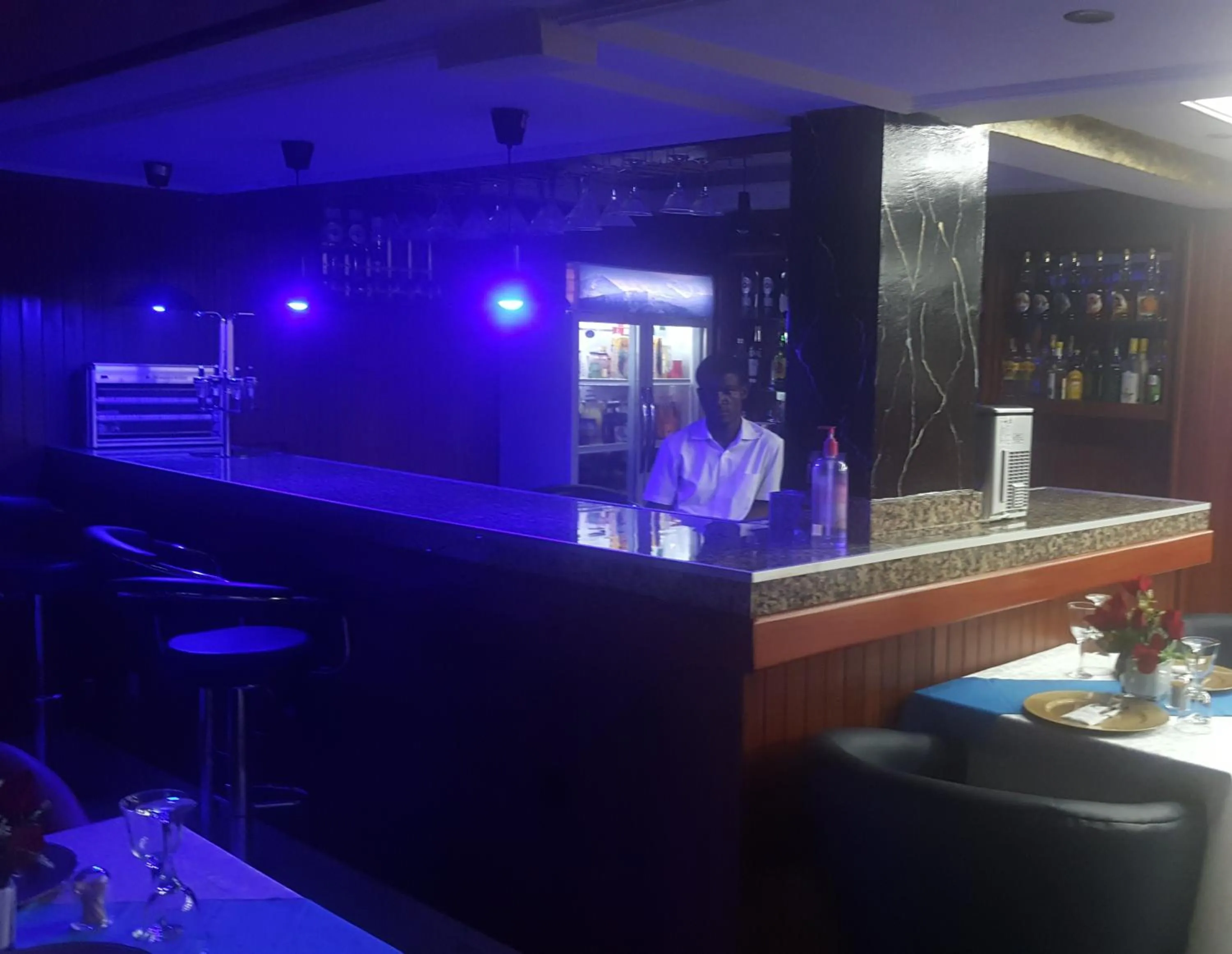 Lounge or bar in Résidences hôtelières Micheline et Emile BASTOS