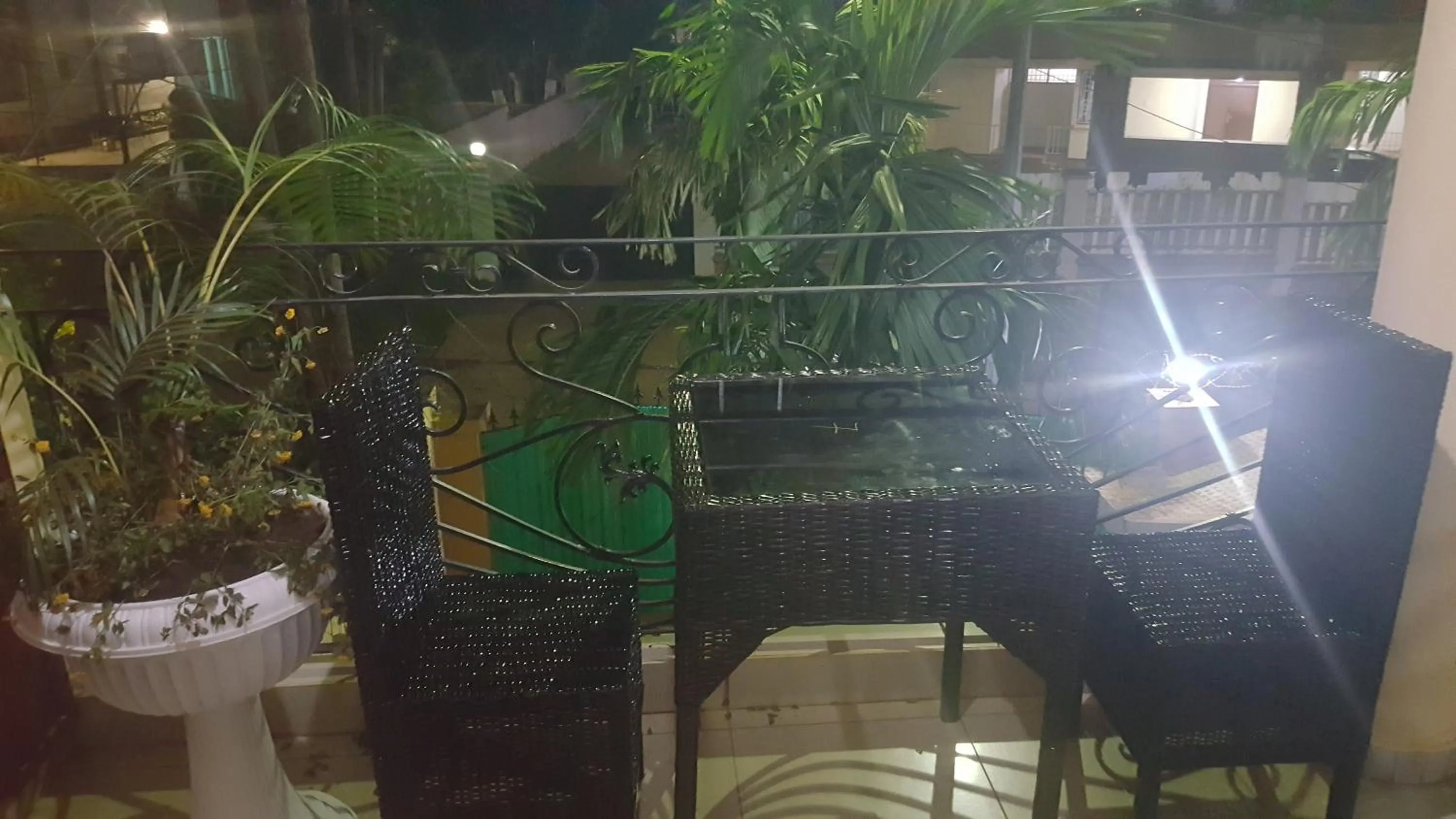 Balcony/Terrace in Résidences hôtelières Micheline et Emile BASTOS