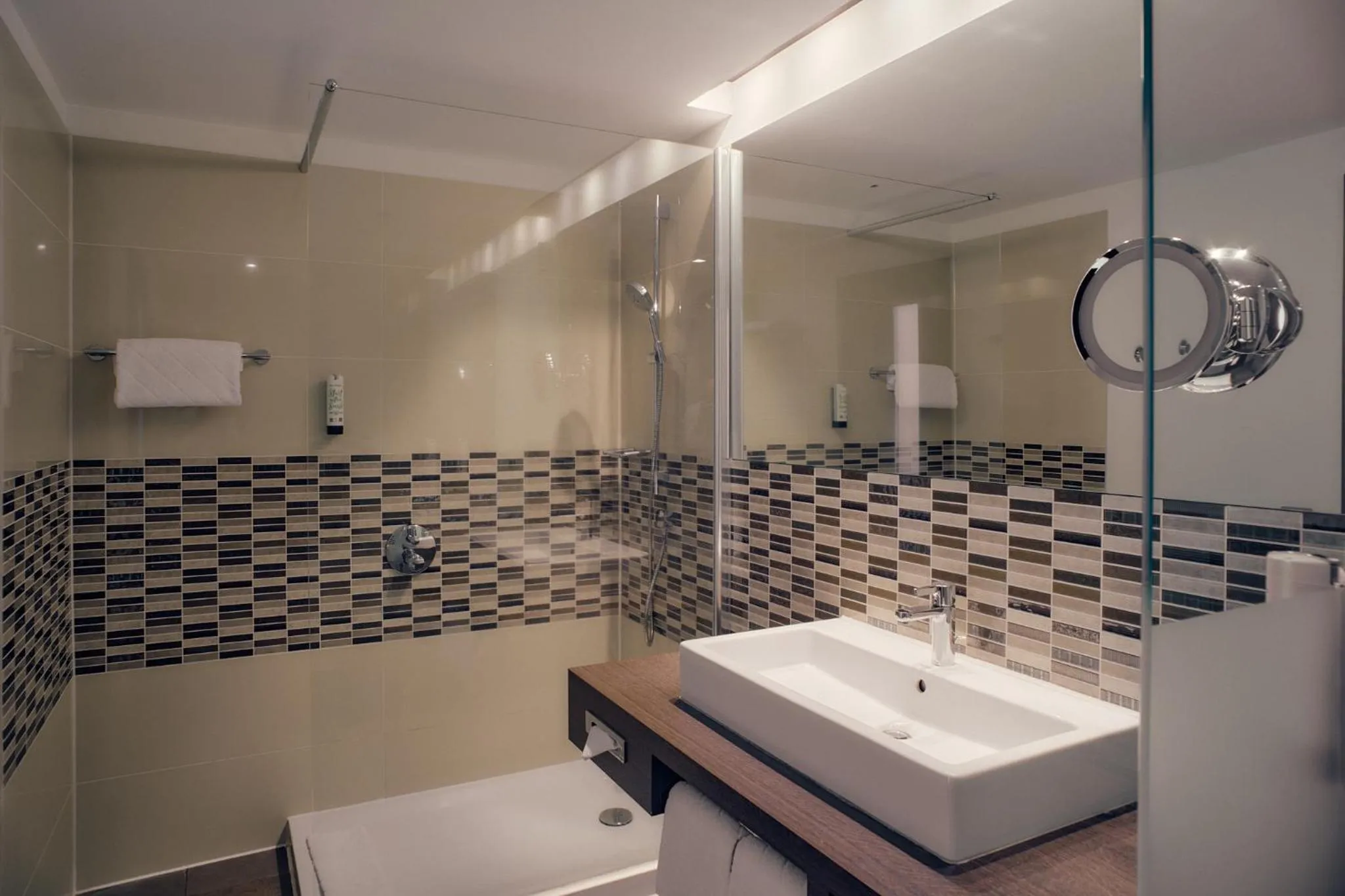 Bathroom in Aparthotel Treudelberg Hamburg