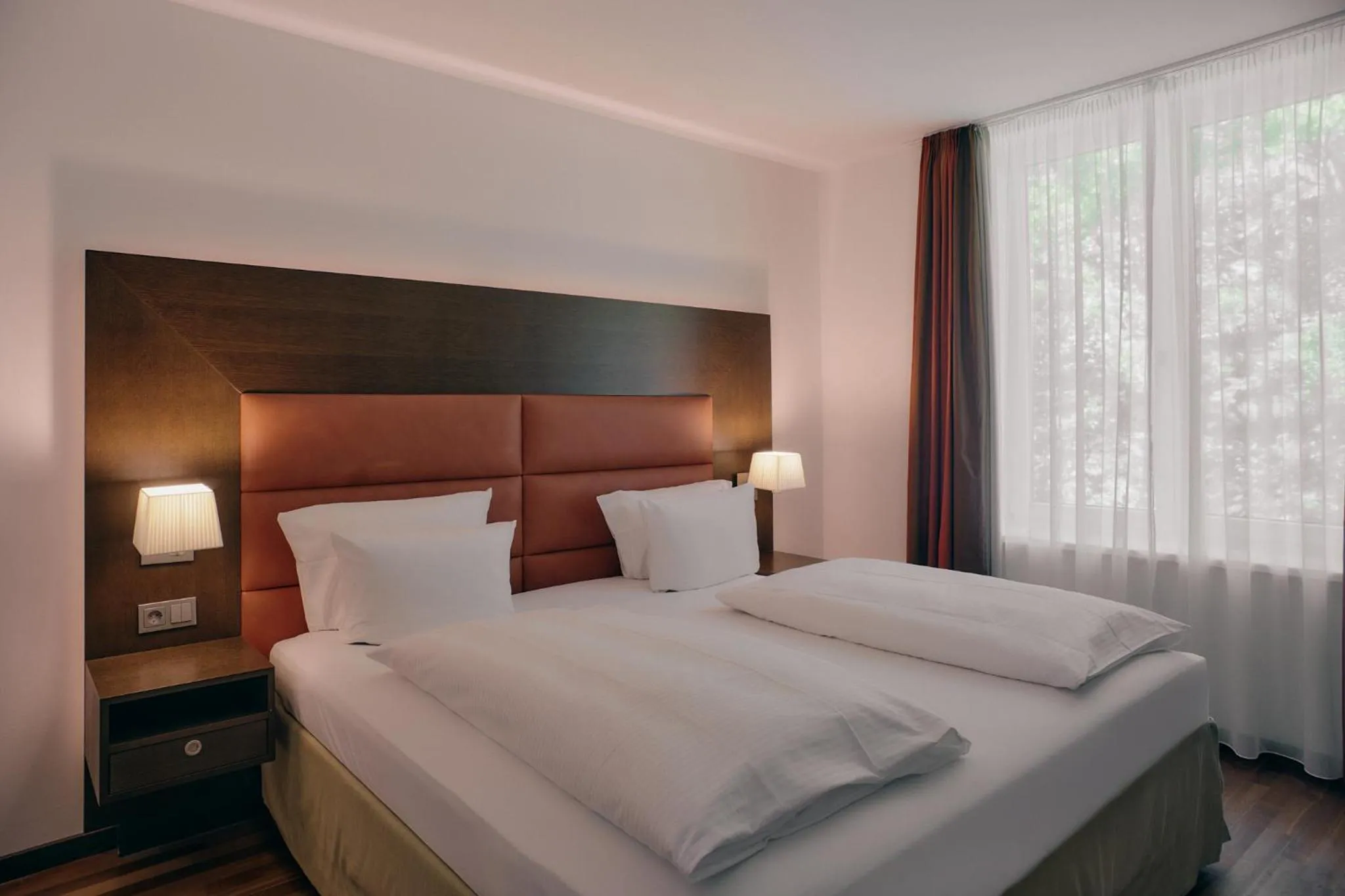 Bedroom, Bed in Aparthotel Treudelberg Hamburg