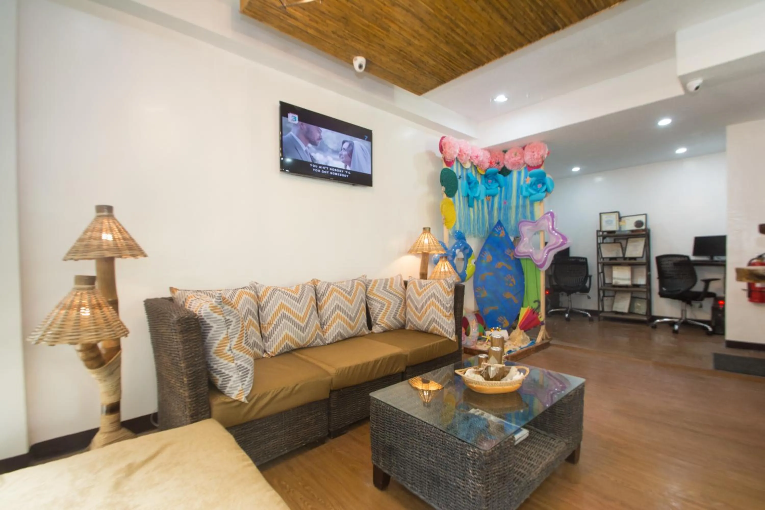 Lobby or reception in Bamboo Beach Resort & Restaurant