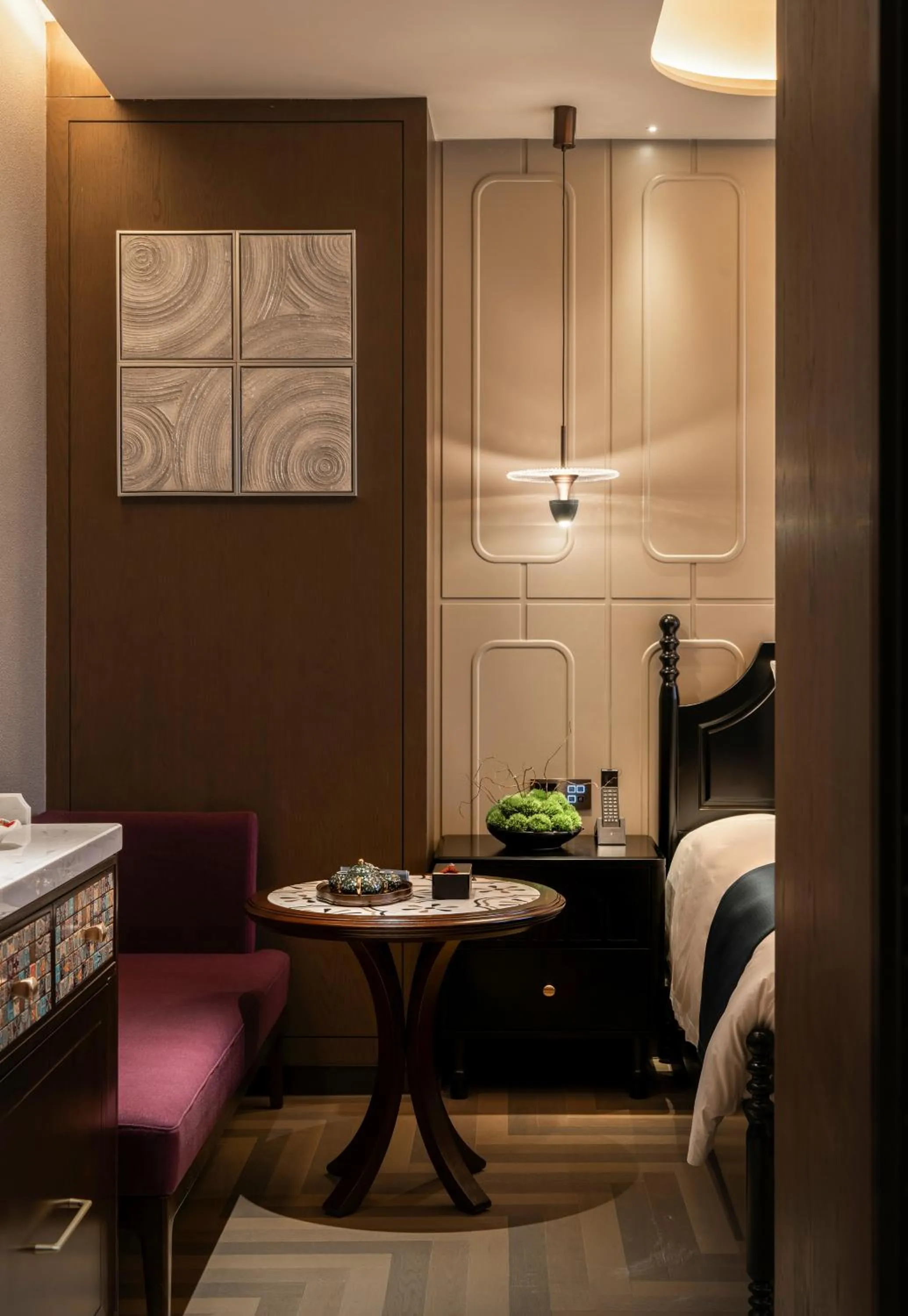 Bedroom, Bed in Xiamen Lujiang Harbourview Hotel