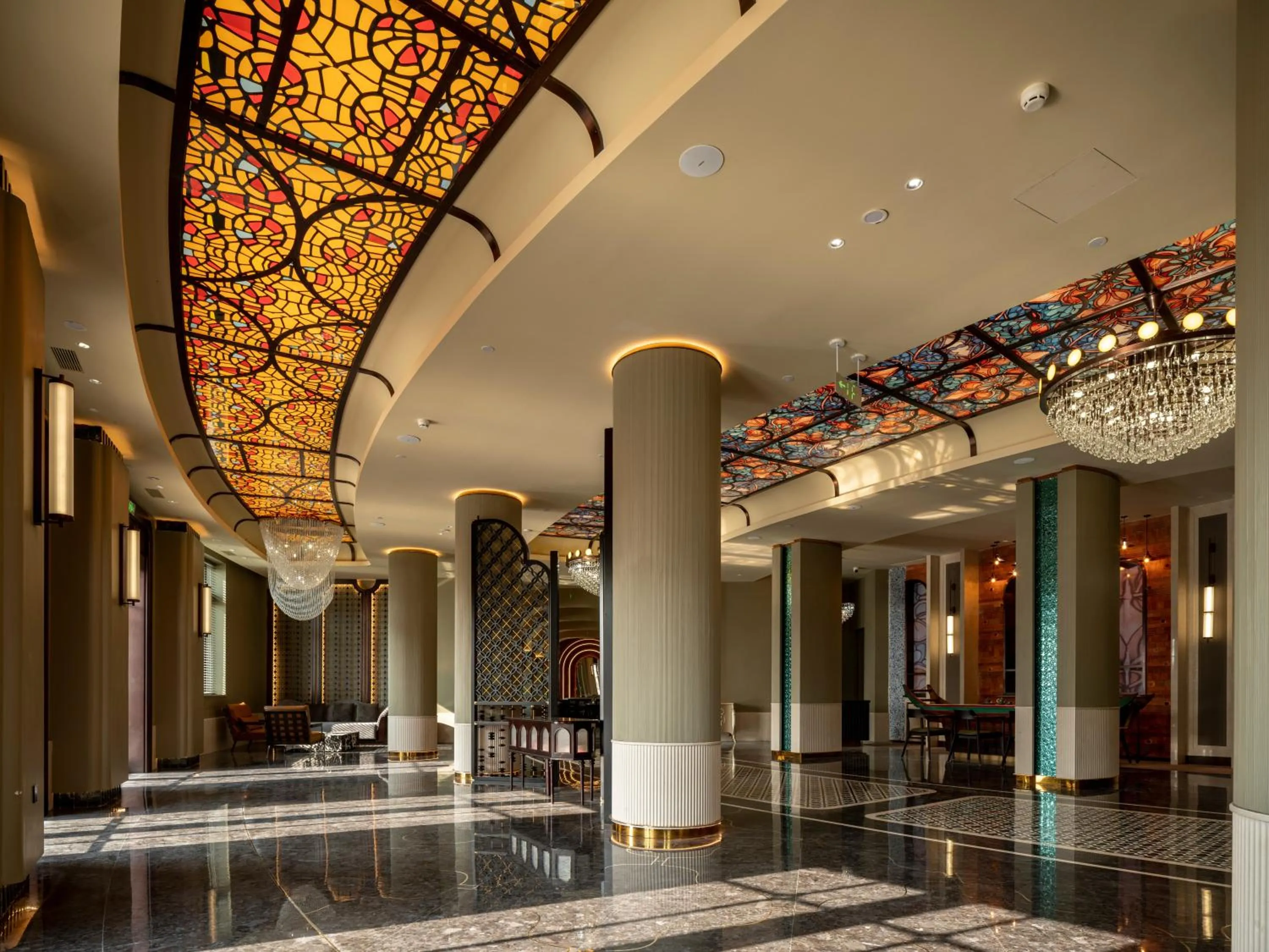 Lobby or reception in Xiamen Lujiang Harbourview Hotel