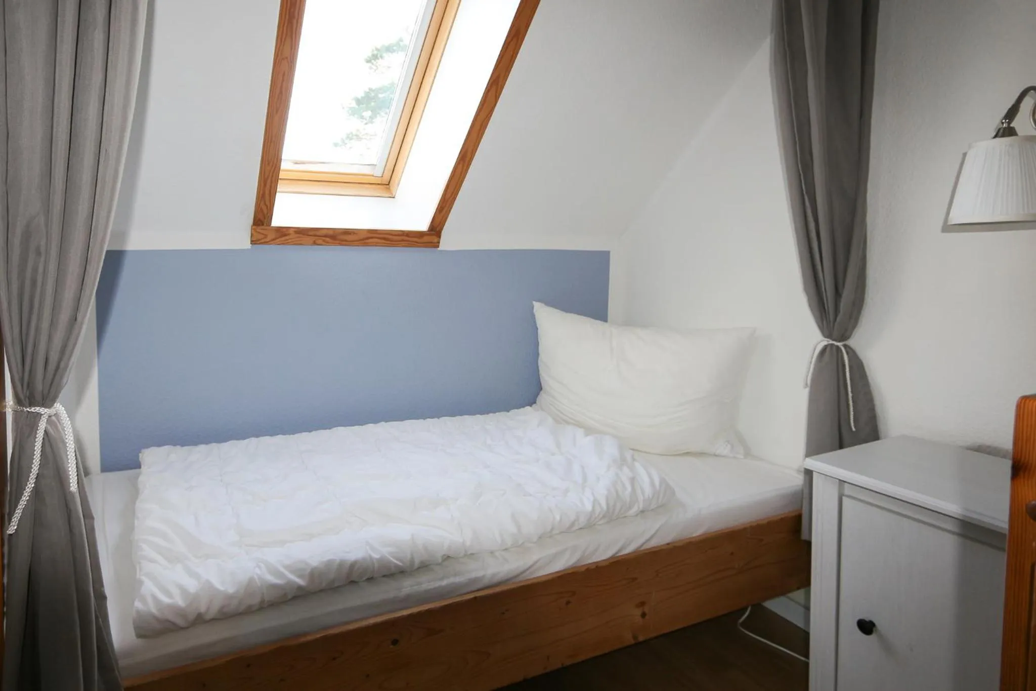 Bed in Captain Pahlen Ferienanlage