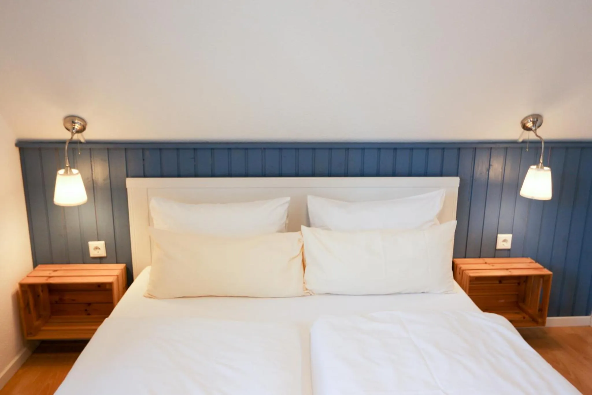 Bed in Captain Pahlen Ferienanlage