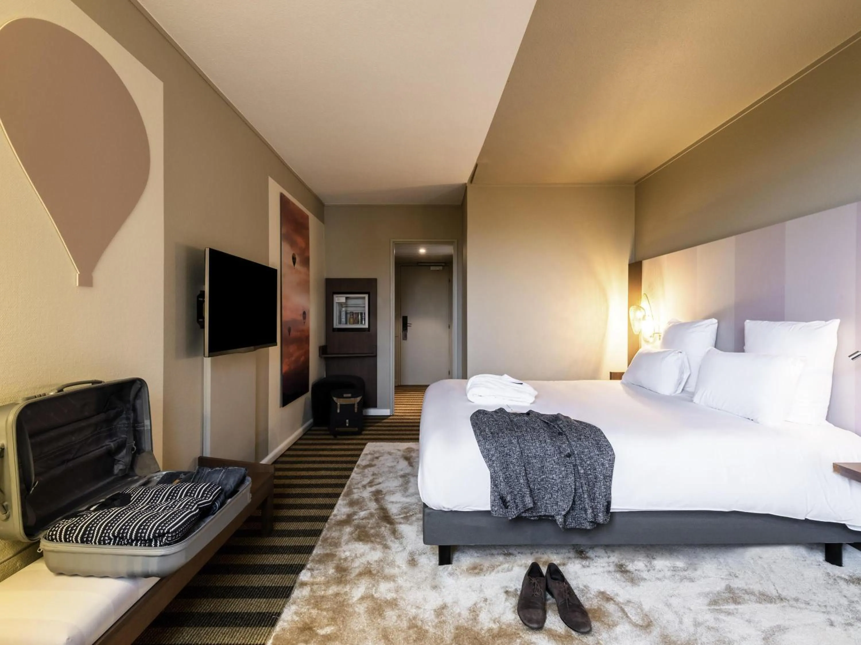 Bedroom, Bed in Mercure Grenoble Meylan