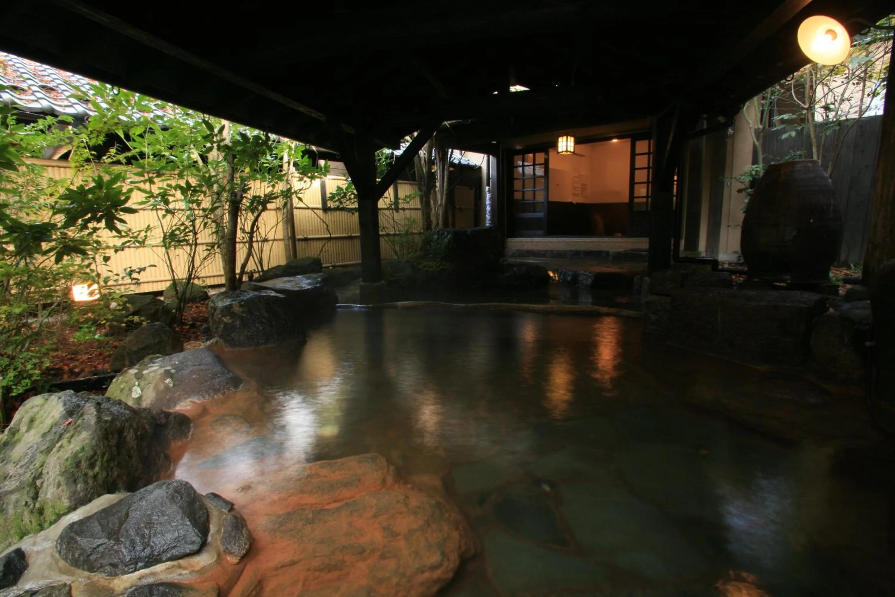 Hot Spring Bath in Ryokan Wakaba