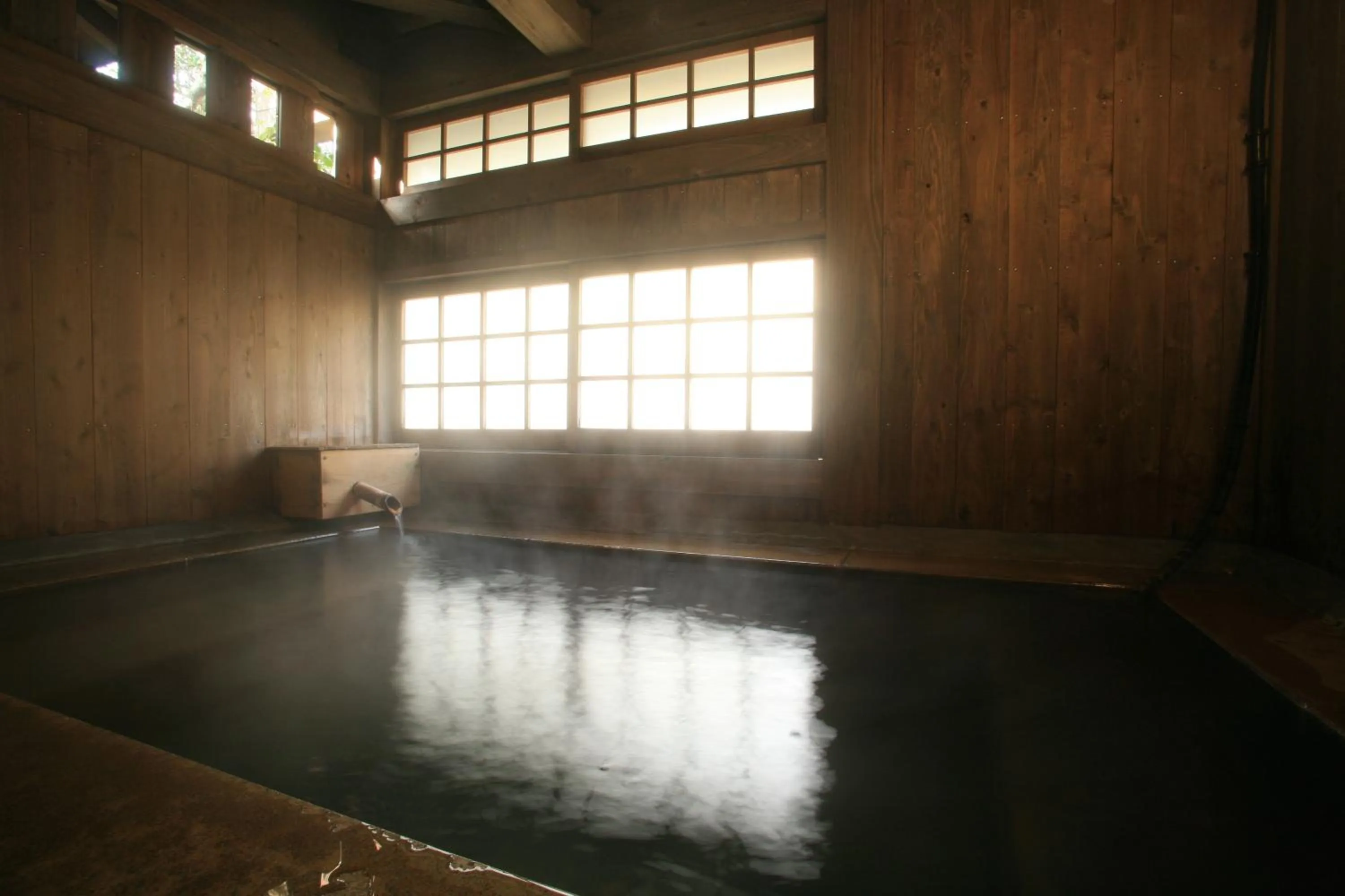Hot Spring Bath in Ryokan Wakaba