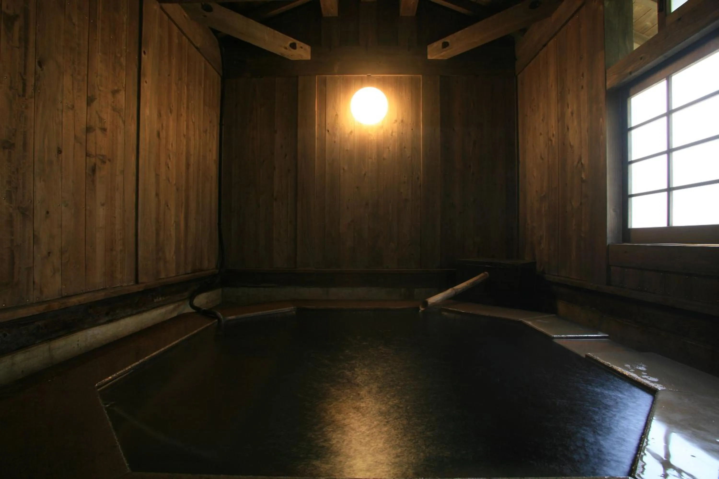 Hot Spring Bath in Ryokan Wakaba