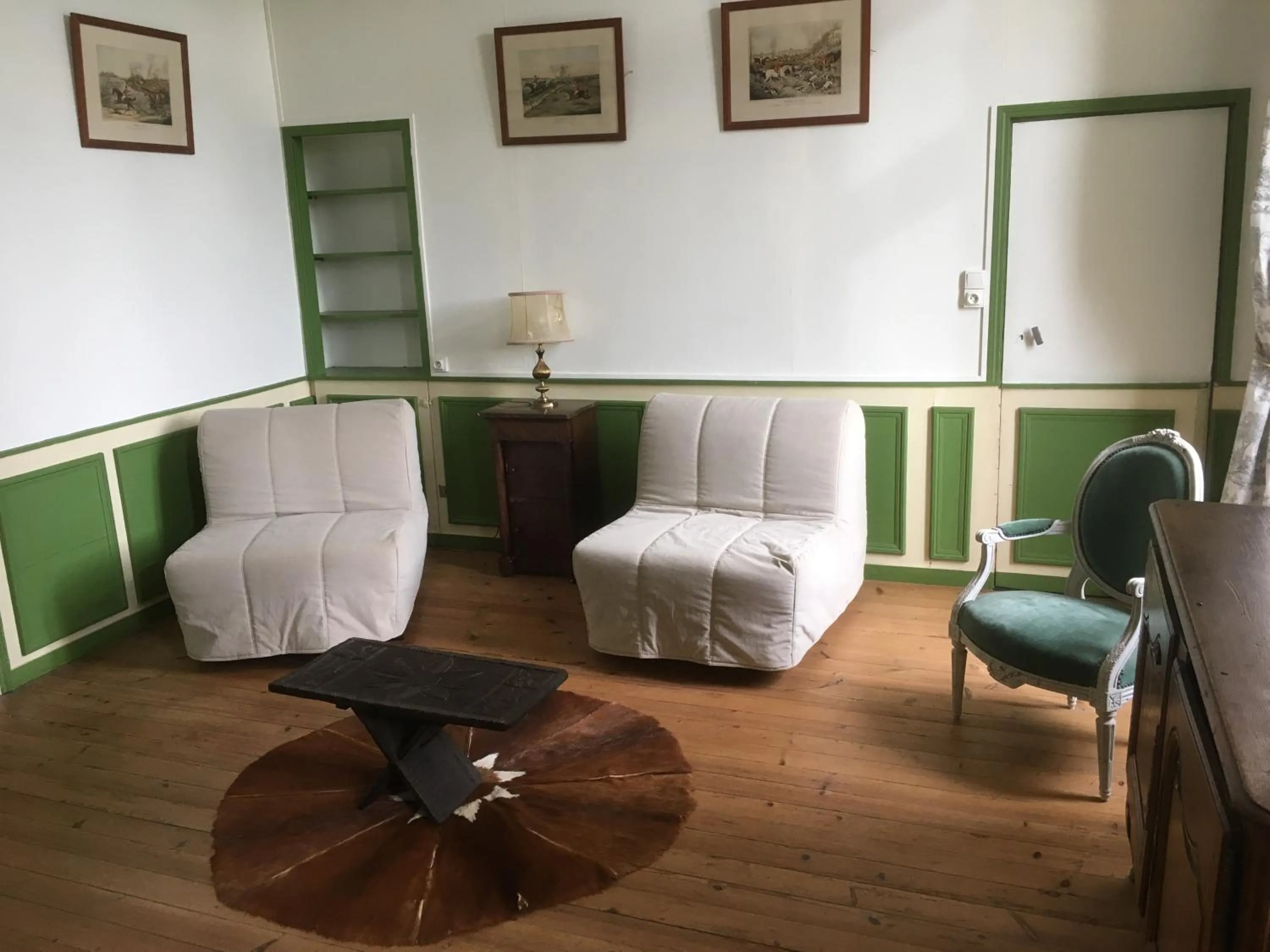 Seating area in Château de Villers-Châtel