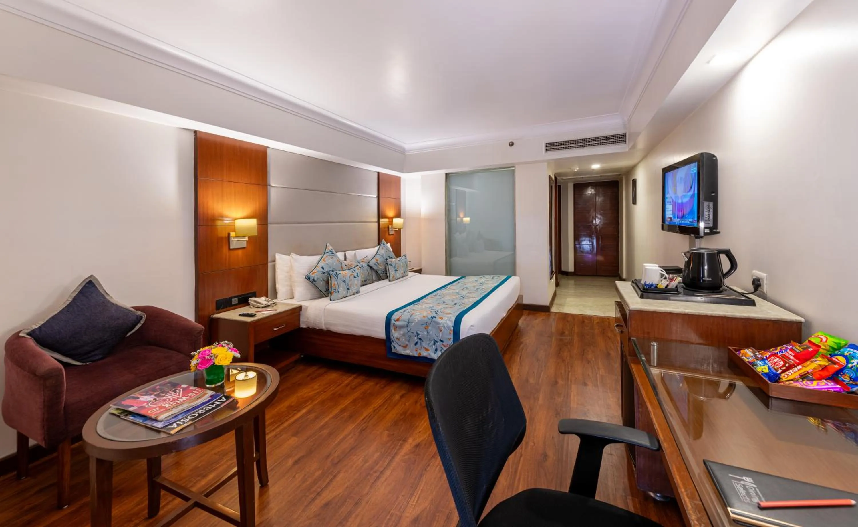 Bedroom, Bed in Lords Plaza Jaipur