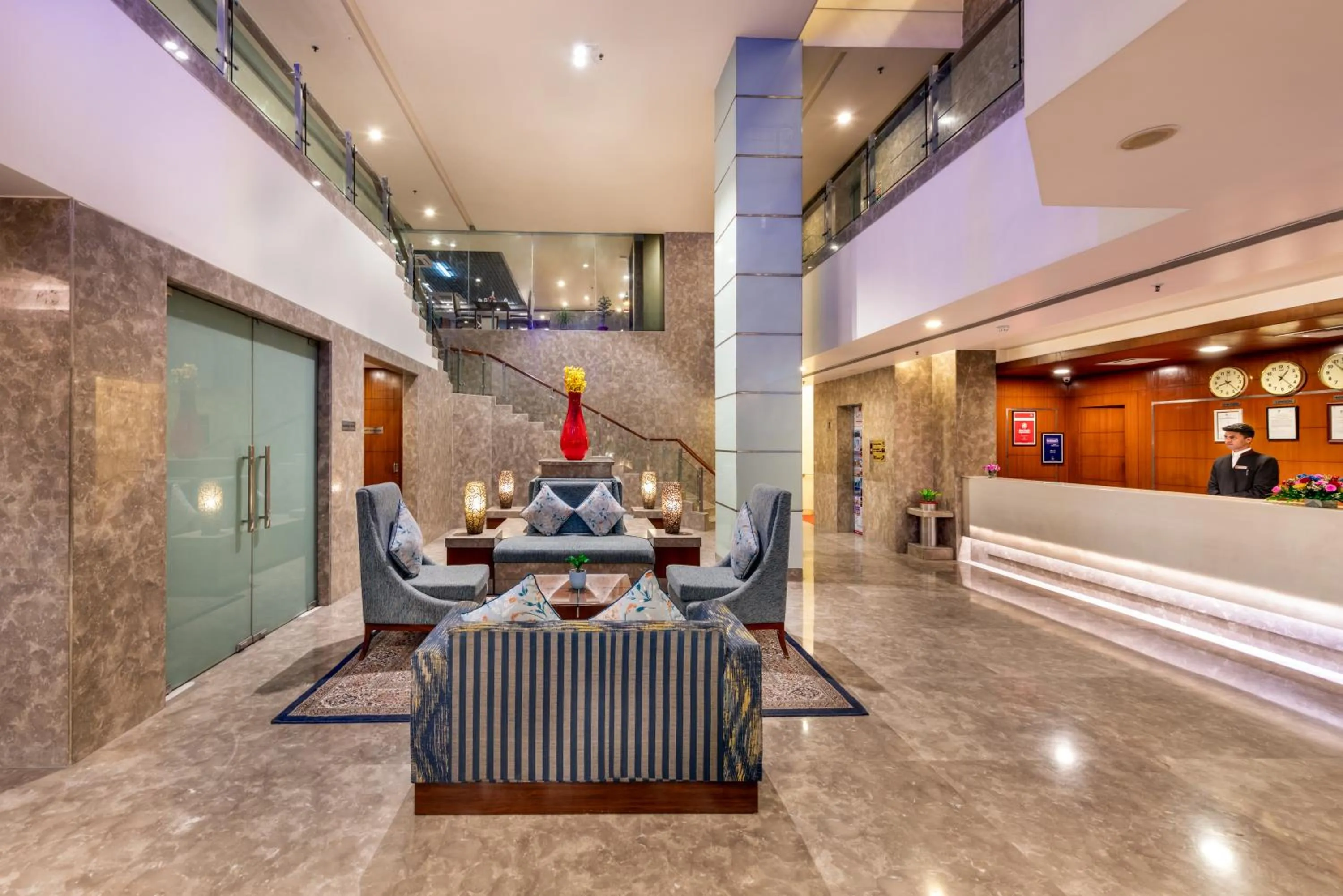 Lobby or reception in Lords Plaza Jaipur