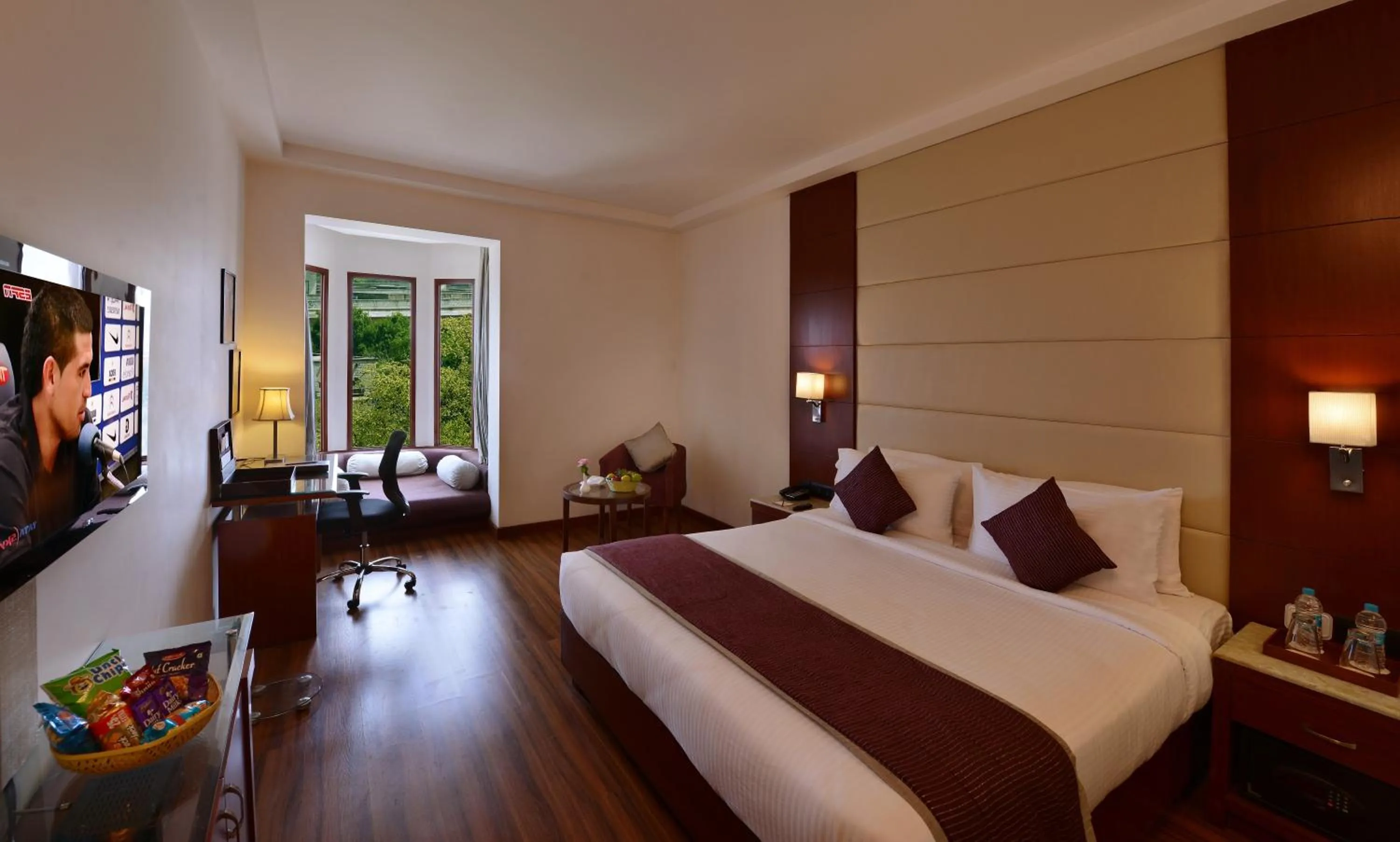 Bedroom, Bed in Lords Plaza Jaipur