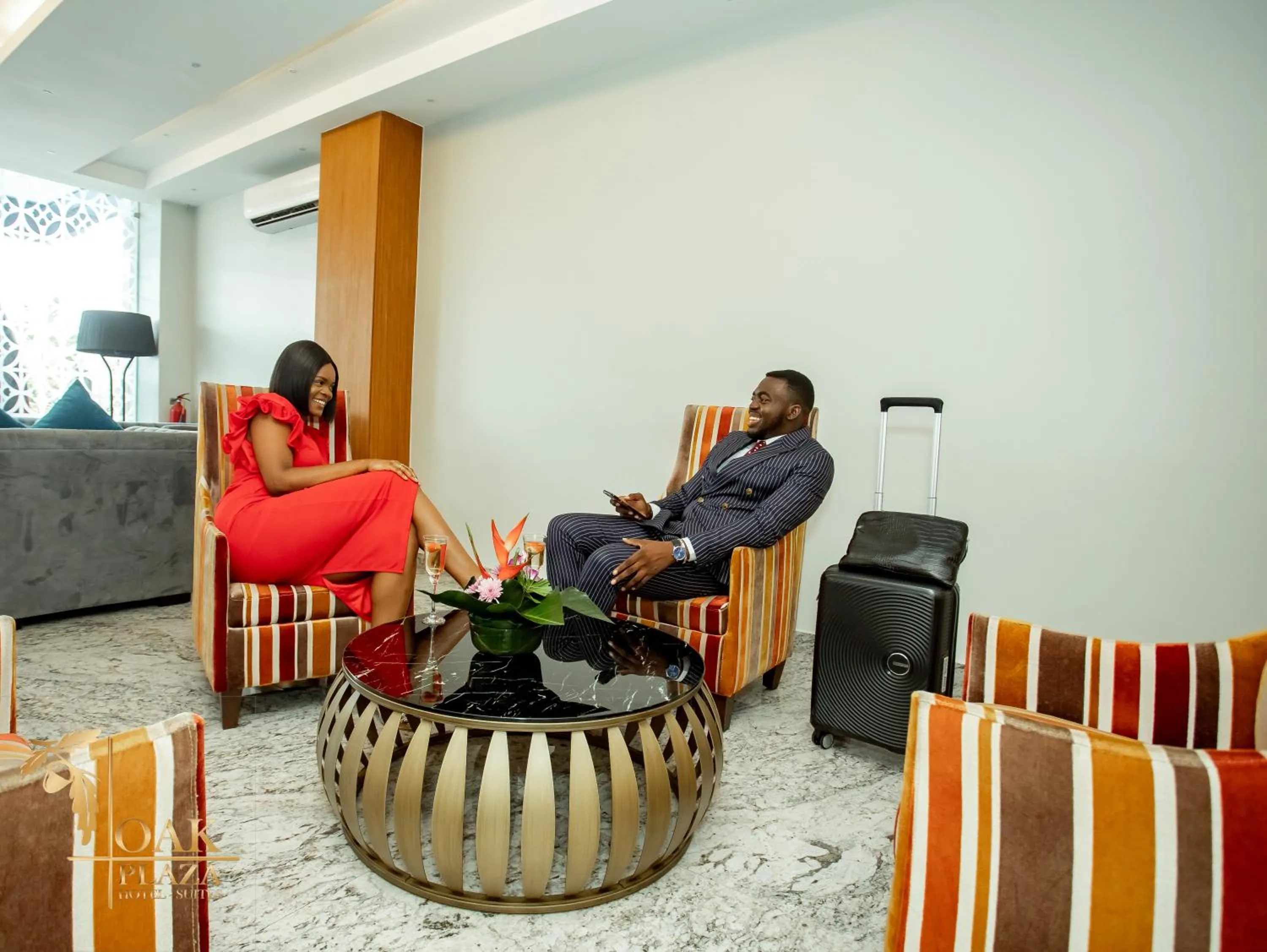 Lobby or reception in Oak Plaza Hotels East Airport