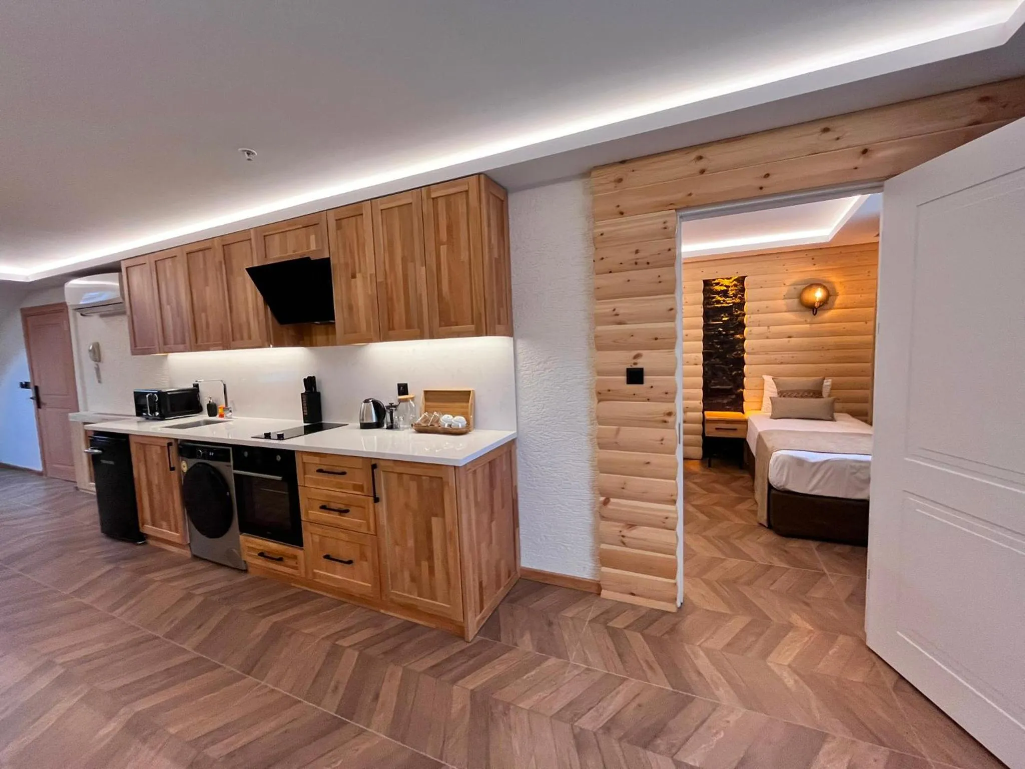 Bed in Gumus Palace Hotel