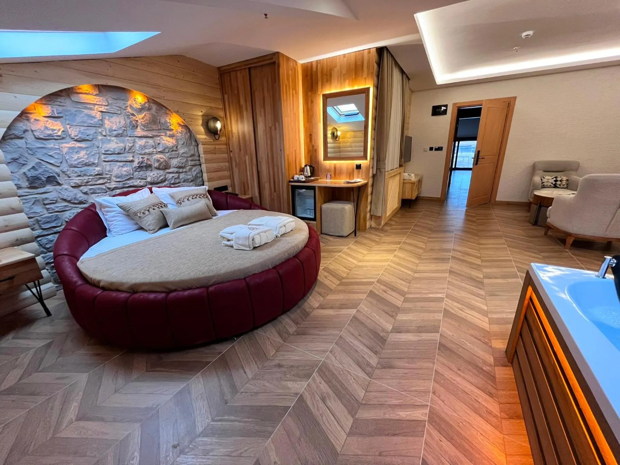 Bed in Gumus Palace Hotel