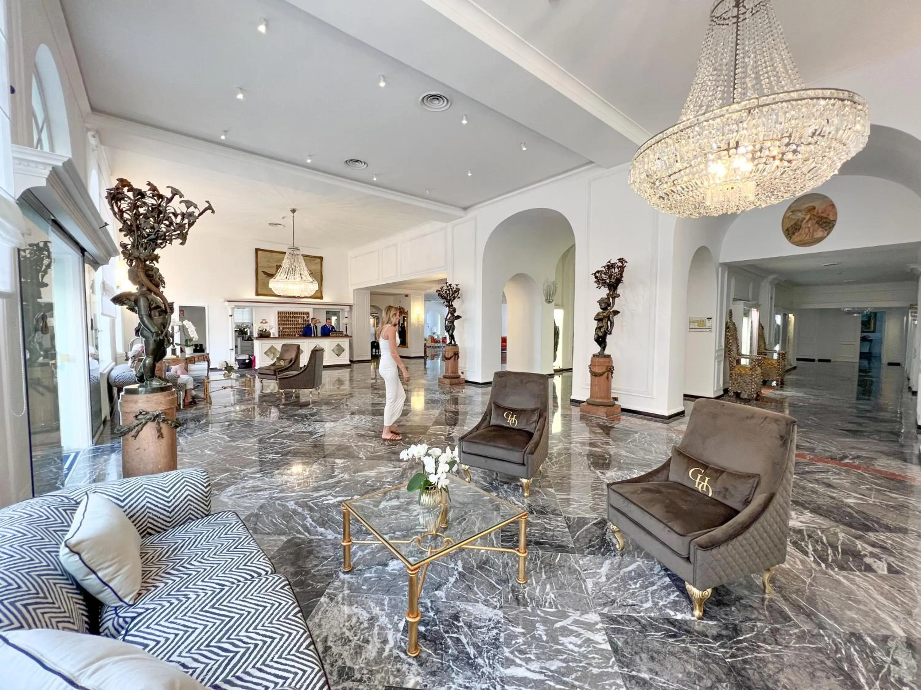 Lobby or reception in Hotel Quisisana