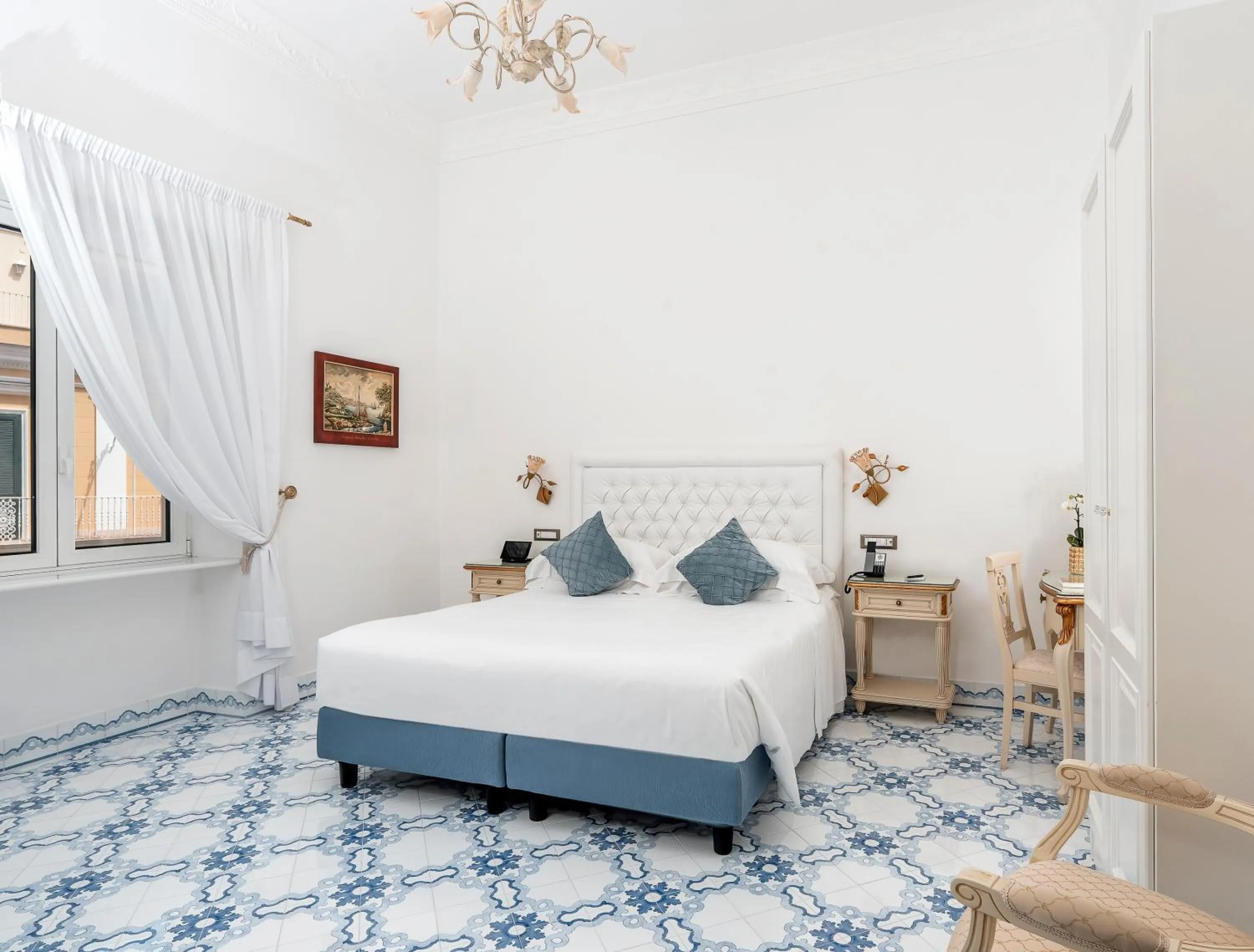 Bed in Hotel Quisisana