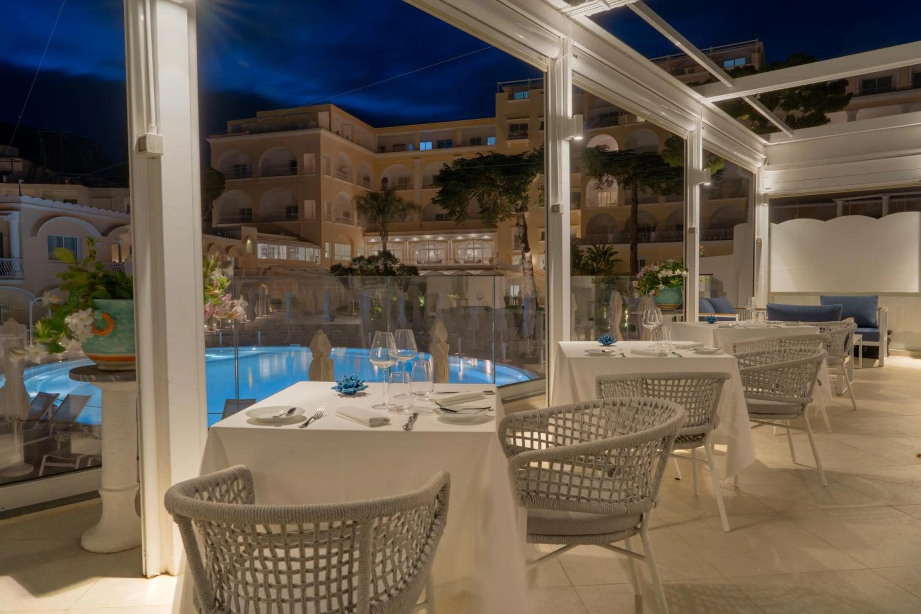 Restaurant/places to eat in Hotel Quisisana