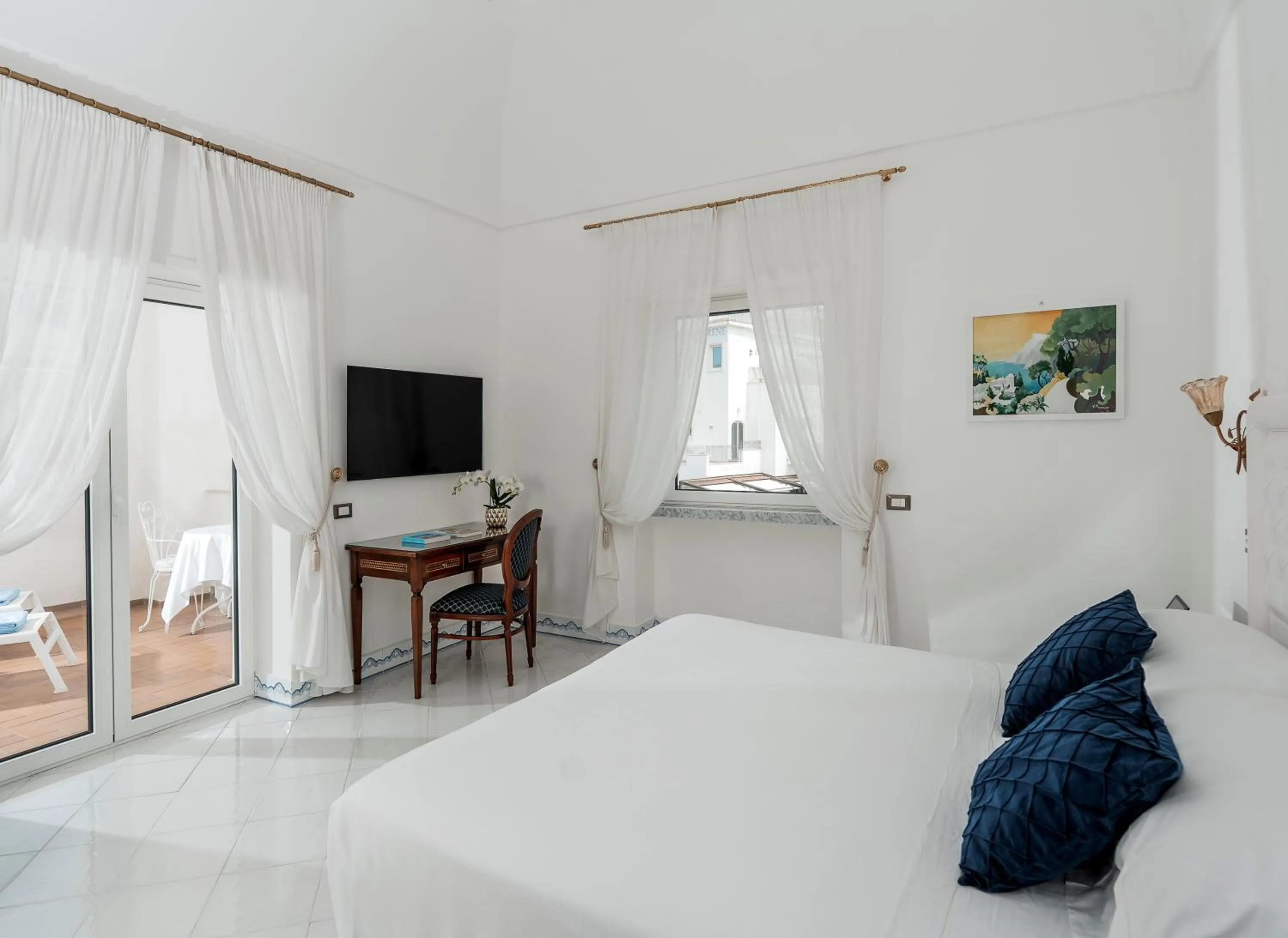 Bed in Hotel Quisisana