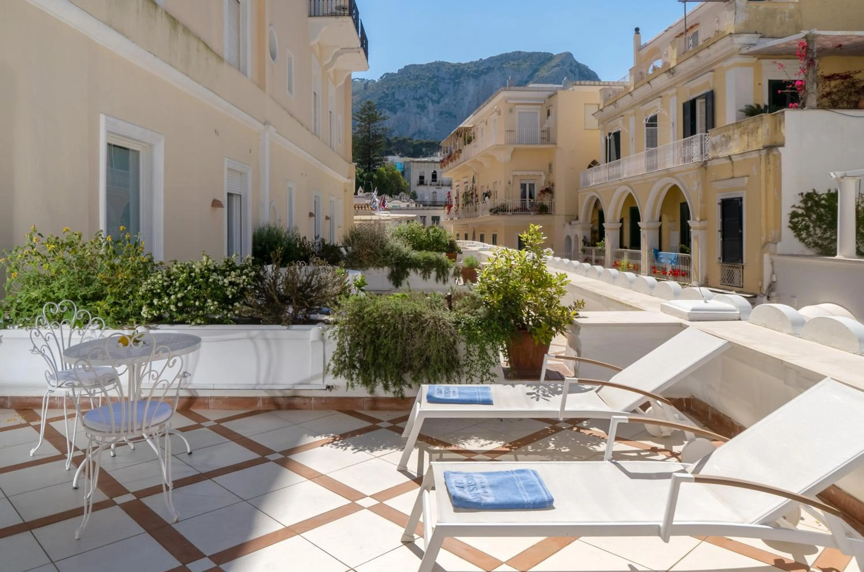 Balcony/Terrace in Hotel Quisisana