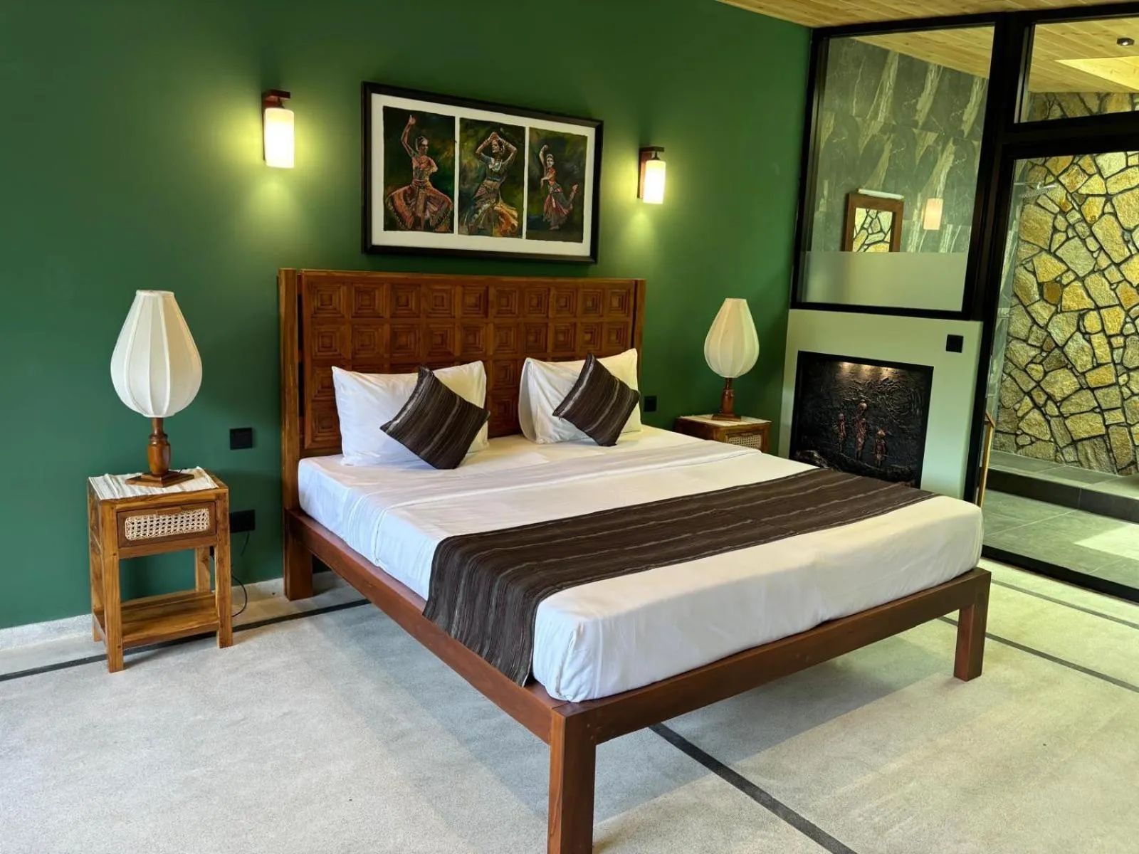 Bed in Yasmin Hill Longevity Oasis