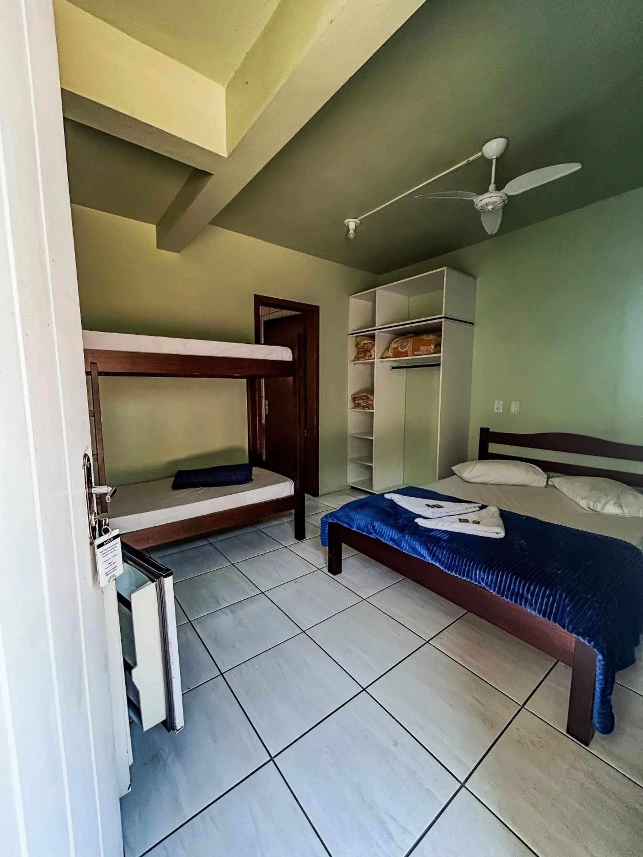 Bed in Hotel Girassol