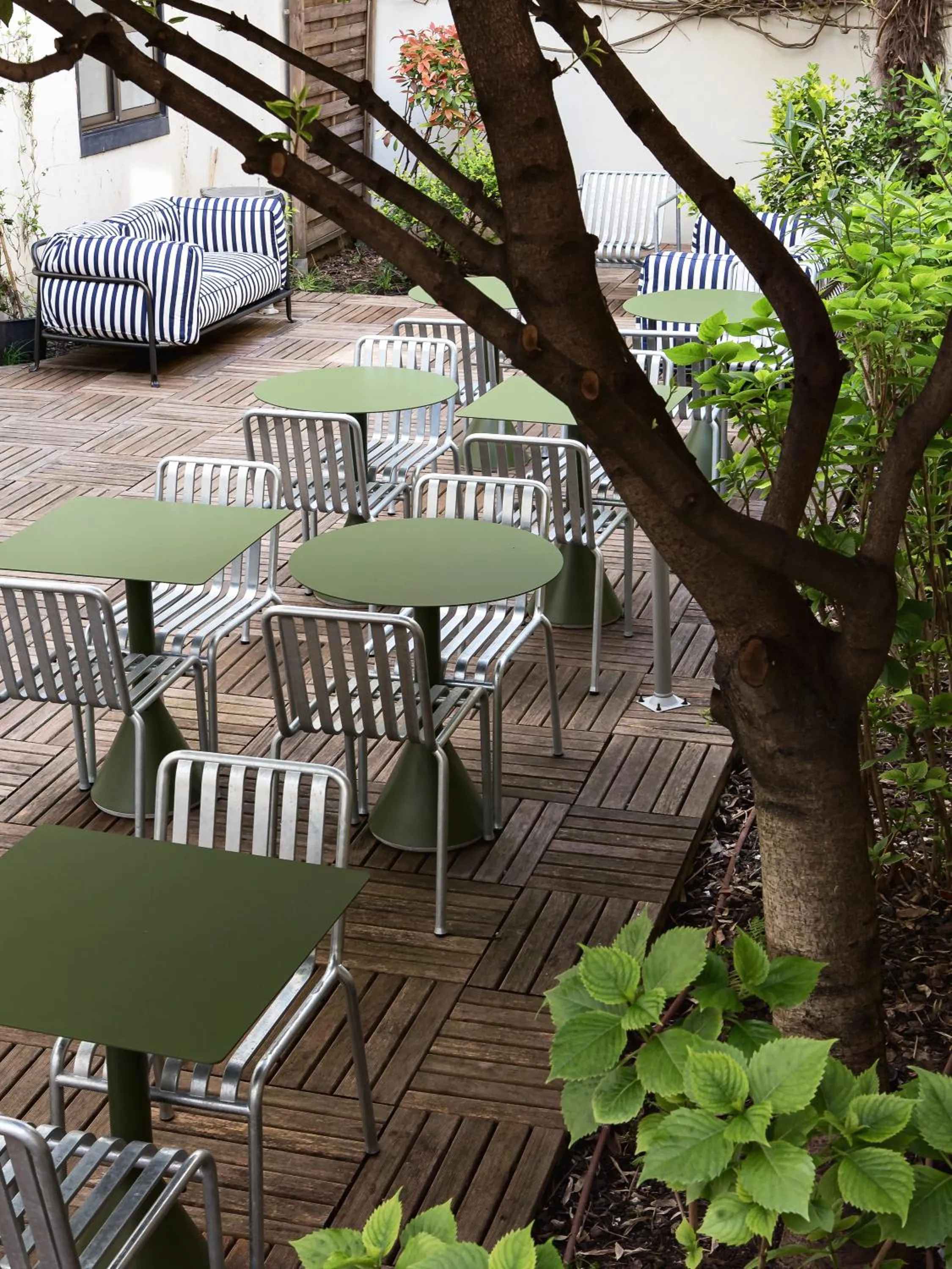Patio in Hôtel Rosalie