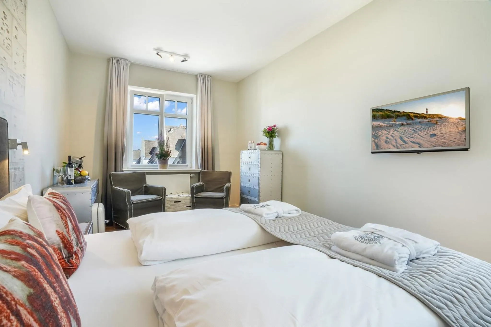 Bed in Das 54 Grad Nord - Apartments & More