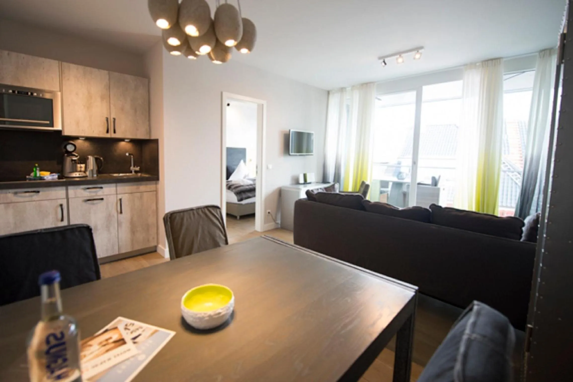Kitchen or kitchenette in Das 54 Grad Nord - Apartments & More