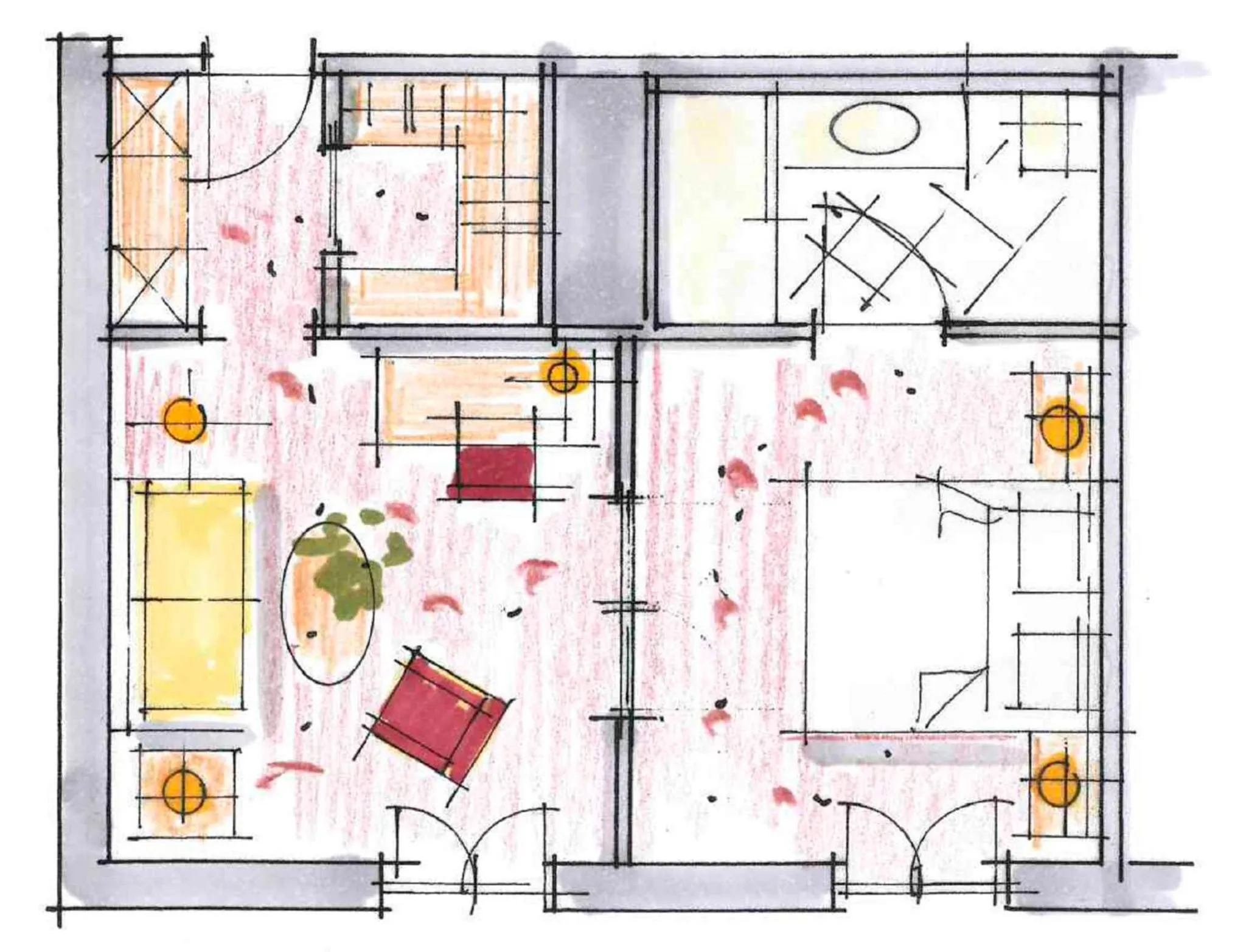 Floor plan in Kurhotel Zink e. K.