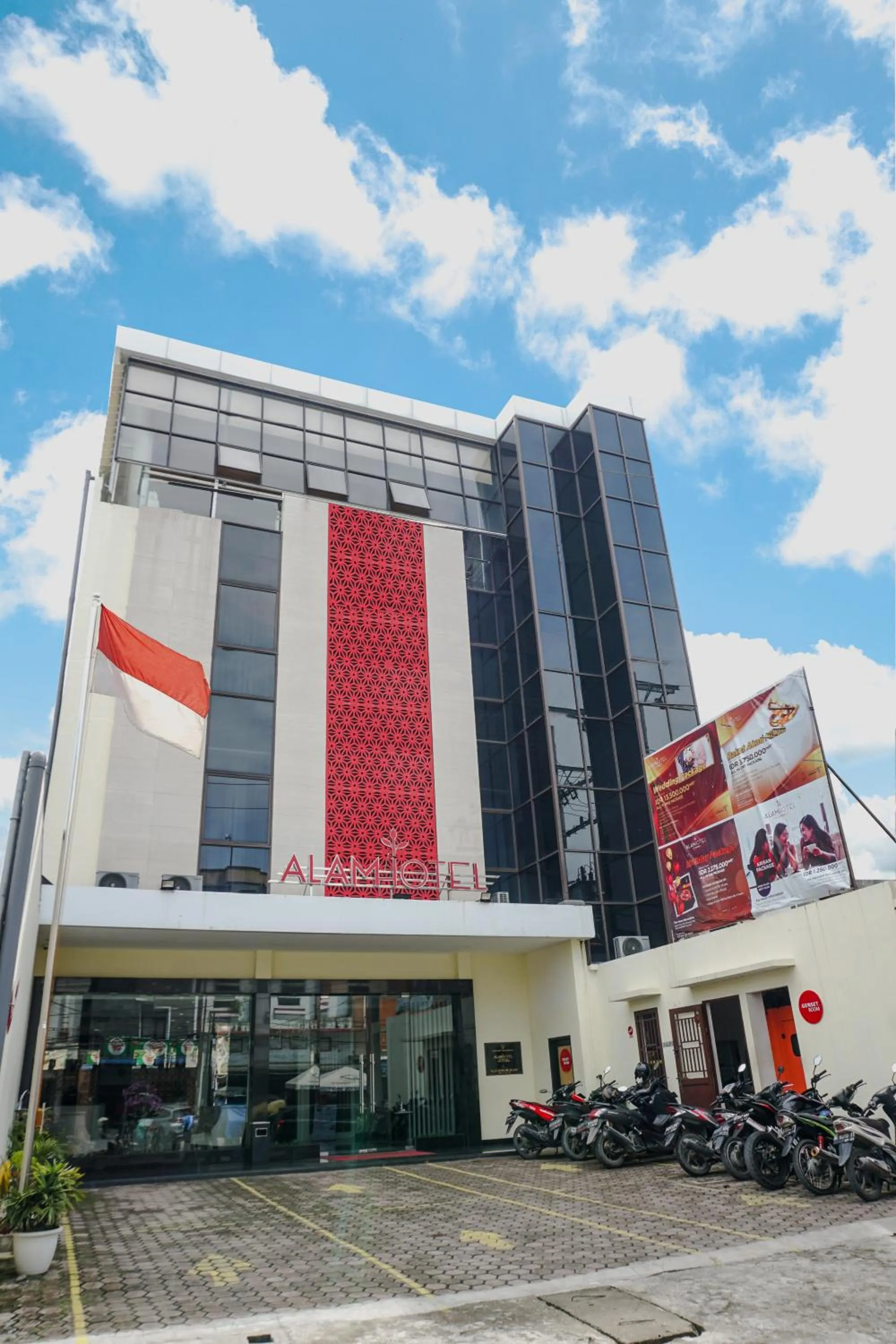 Property building in Alam Hotel by Cordela