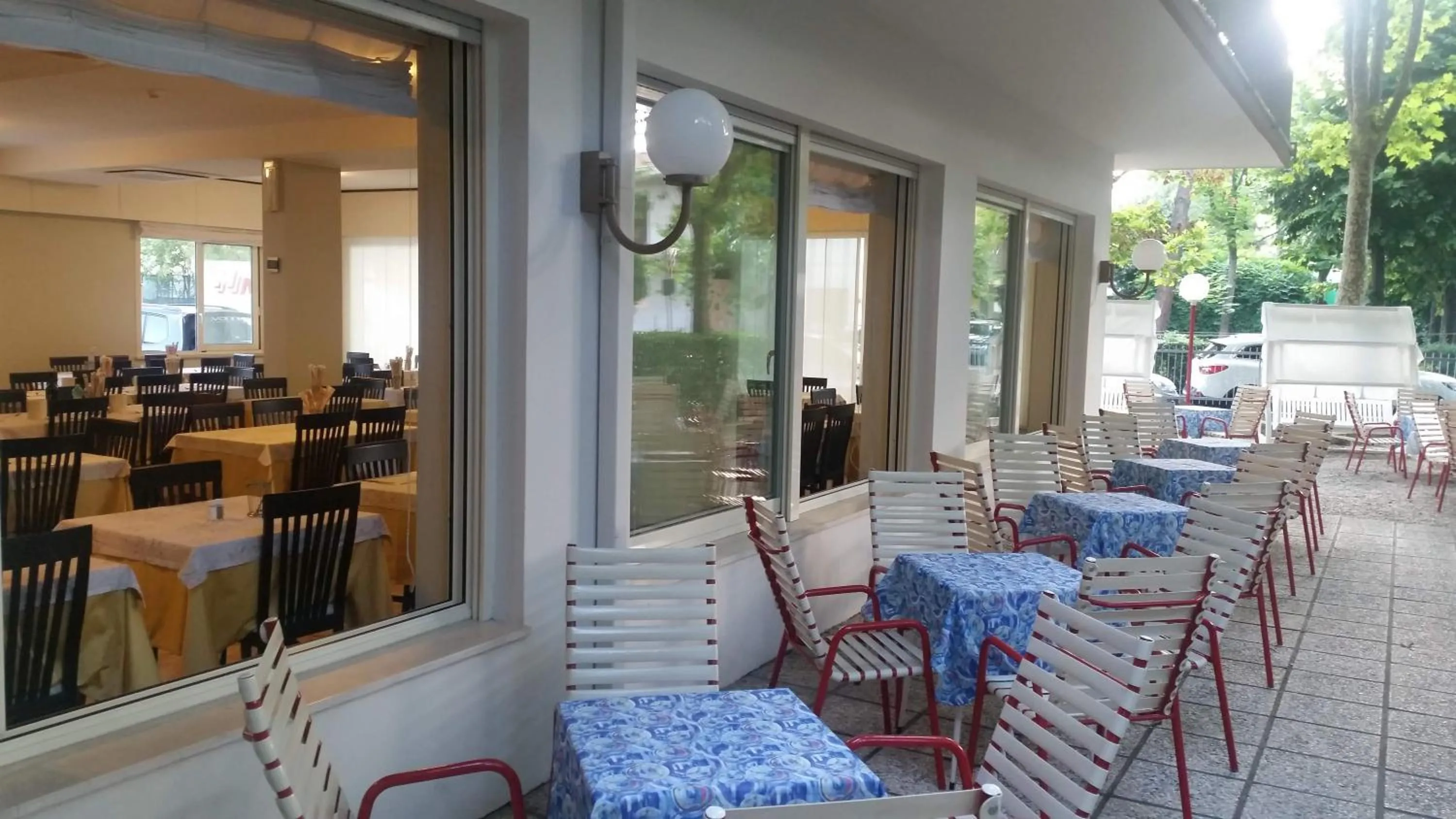 Garden view in Hotel Irene