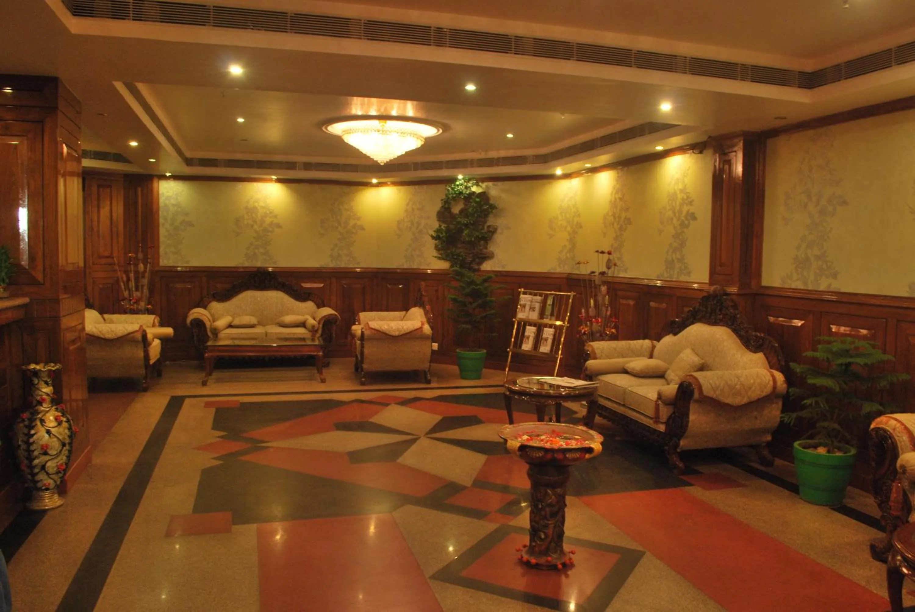 Lobby or reception in Hotel Sidharth