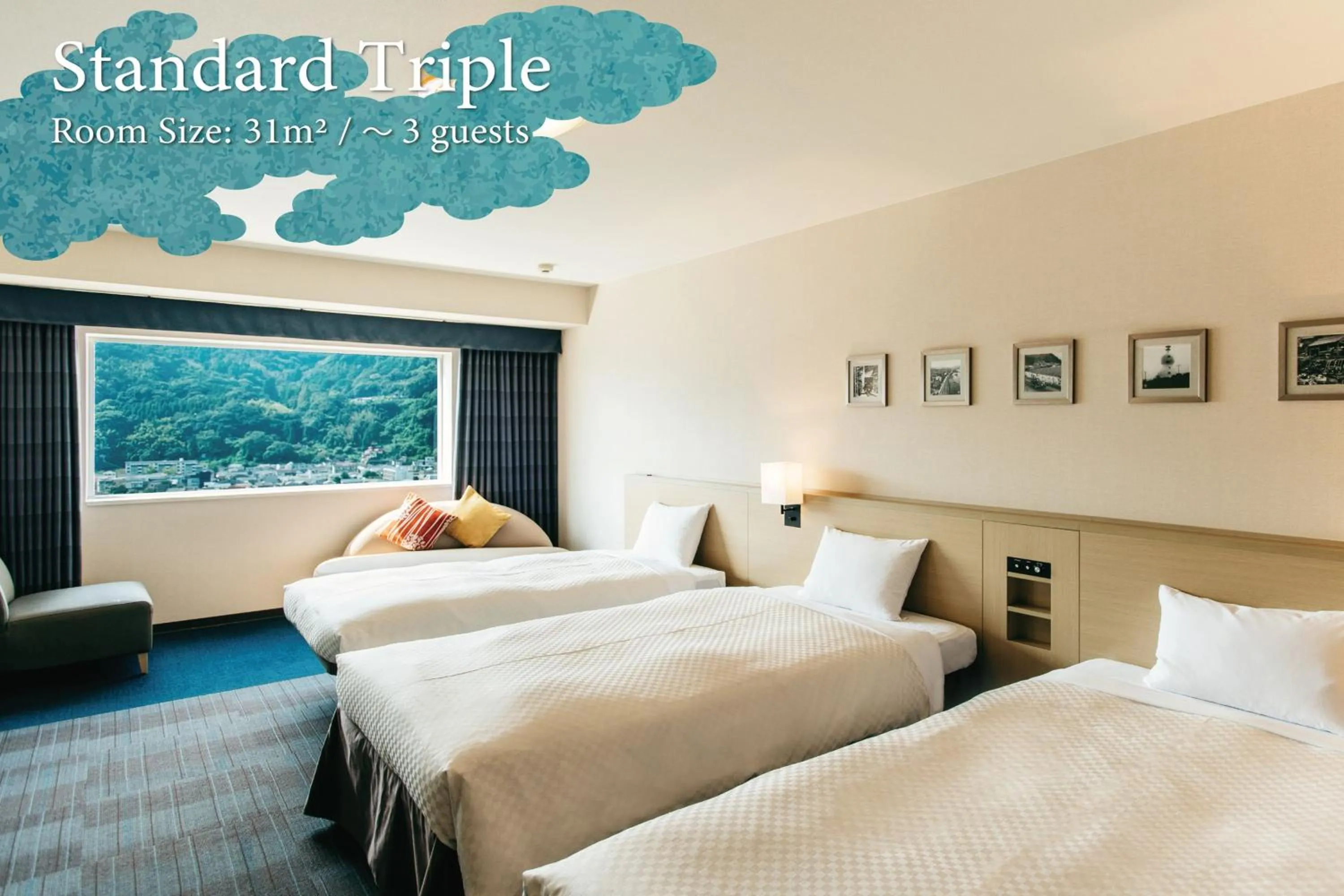 Photo of the whole room, Bed in KAMENOI HOTEL Beppu