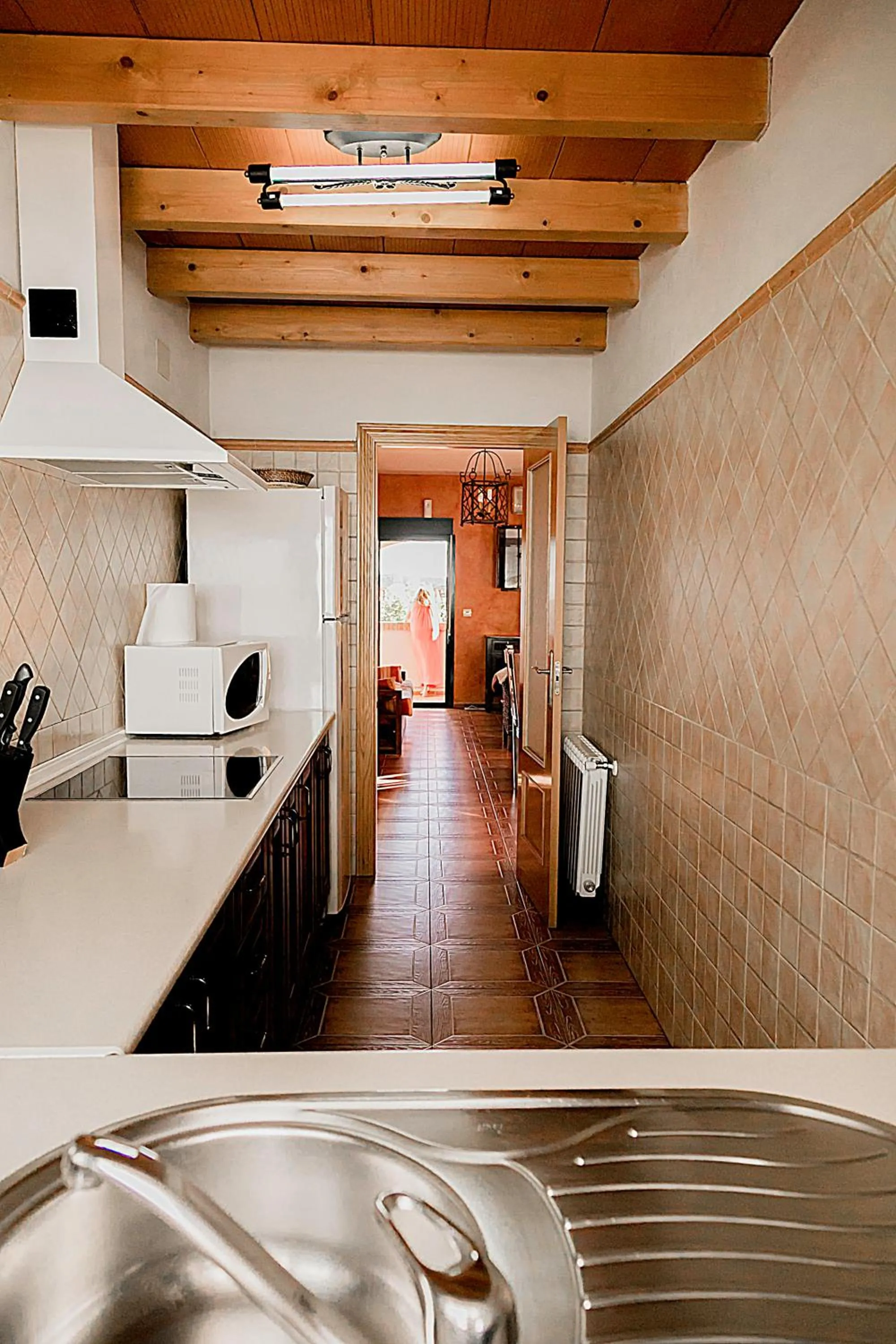 Kitchen or kitchenette in Apartamentos Los Panchos