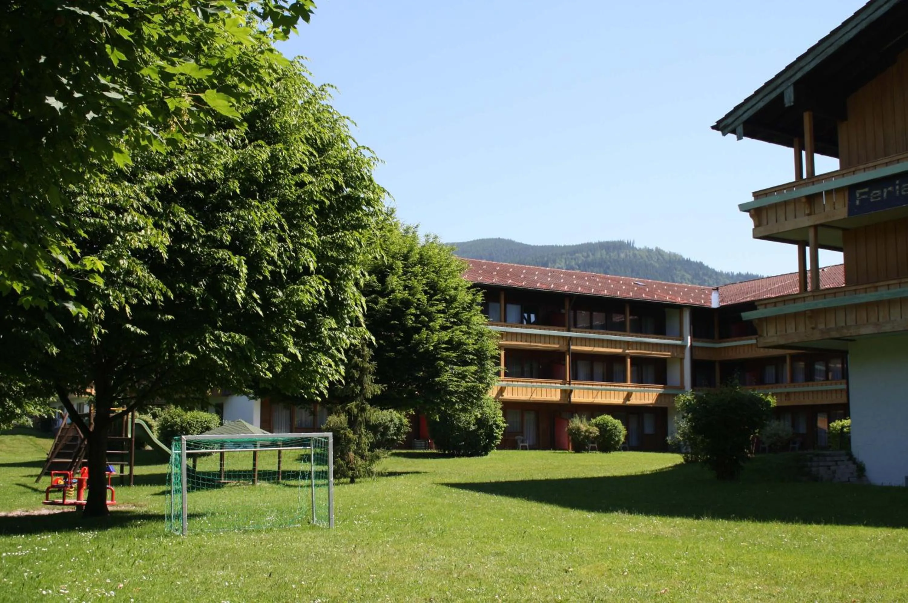 Garden view in Chiemgau Appartements