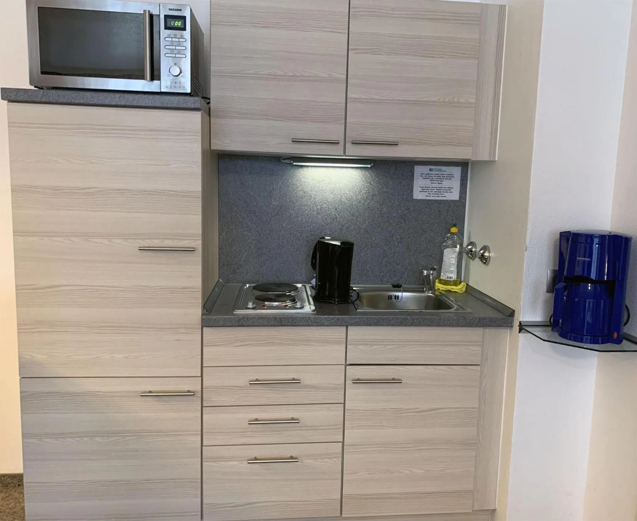 Kitchen or kitchenette in Chiemgau Appartements