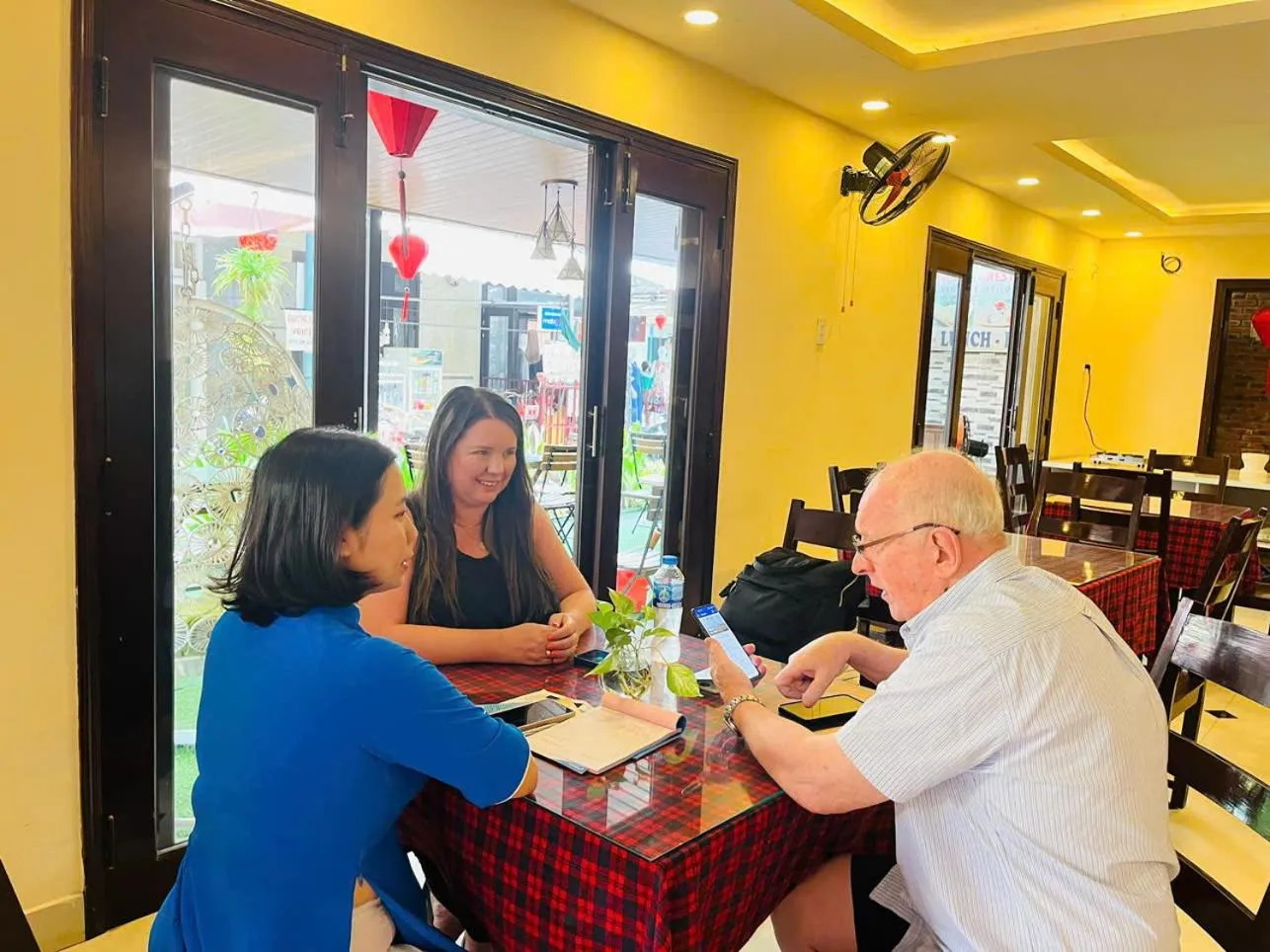 Guests in Golden River Hotel