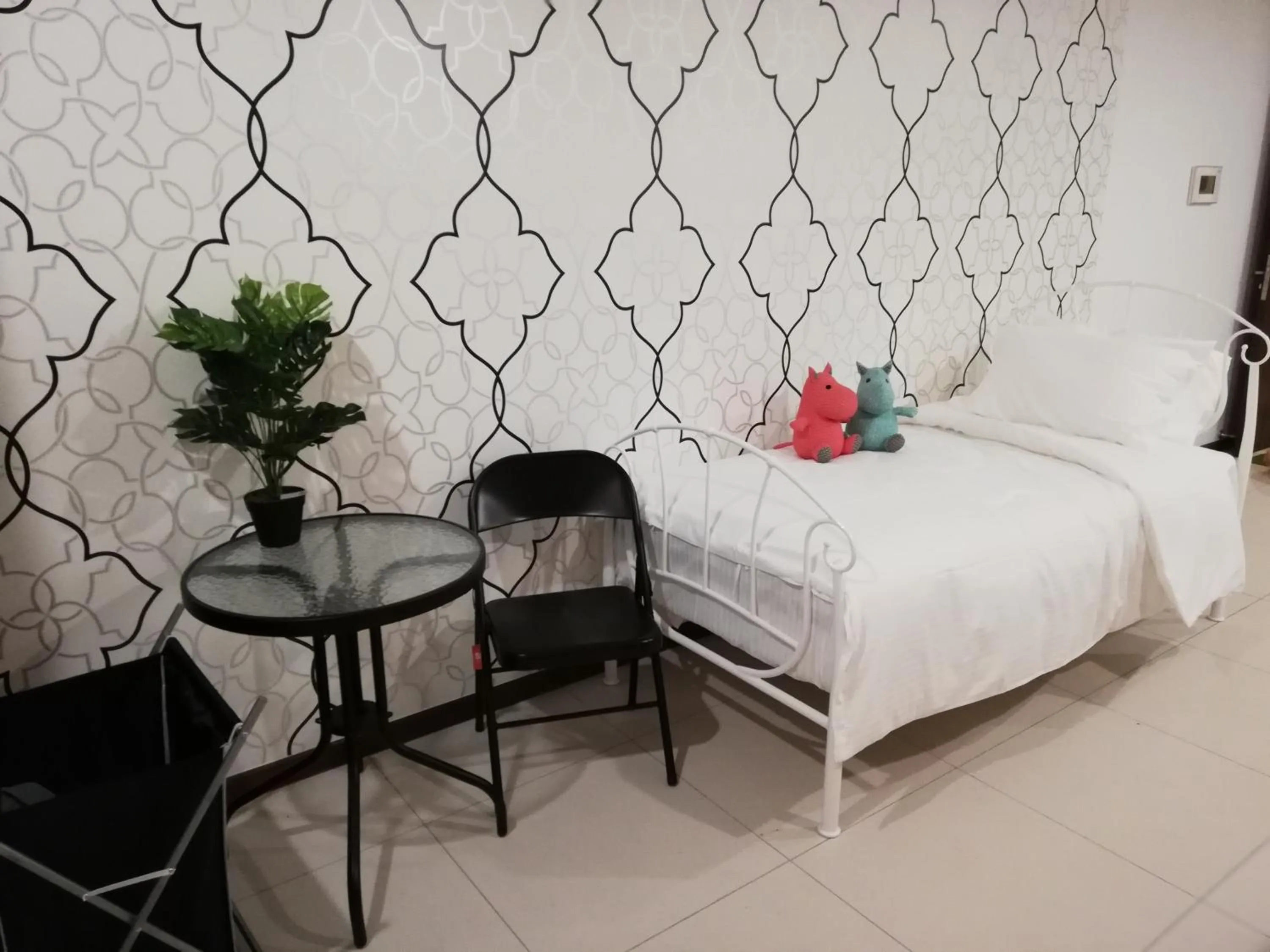 Bed in Seaview Landmark Studio Homestay at Gurney 无敌海景套房