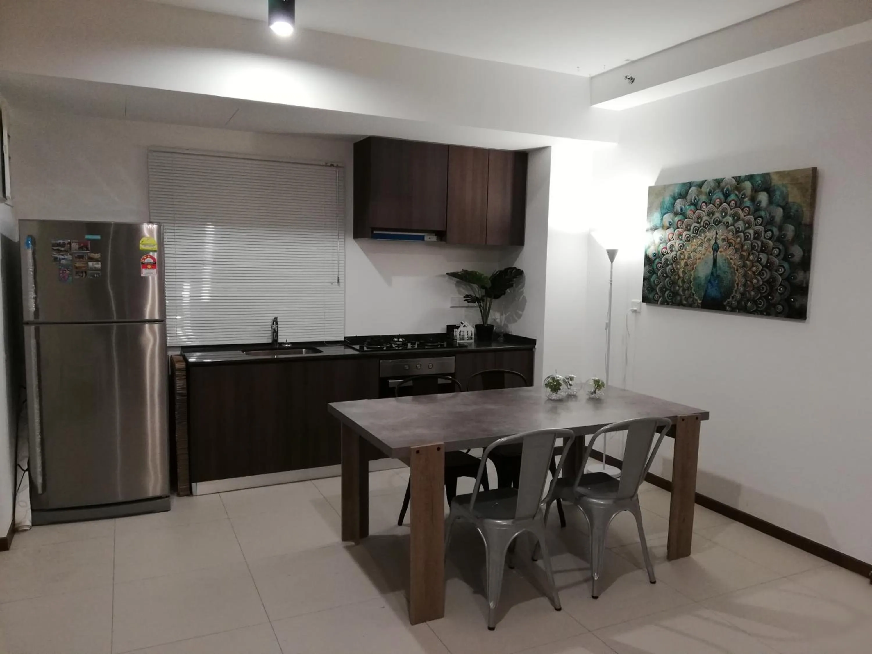 Kitchen or kitchenette in Seaview Landmark Studio Homestay at Gurney 无敌海景套房
