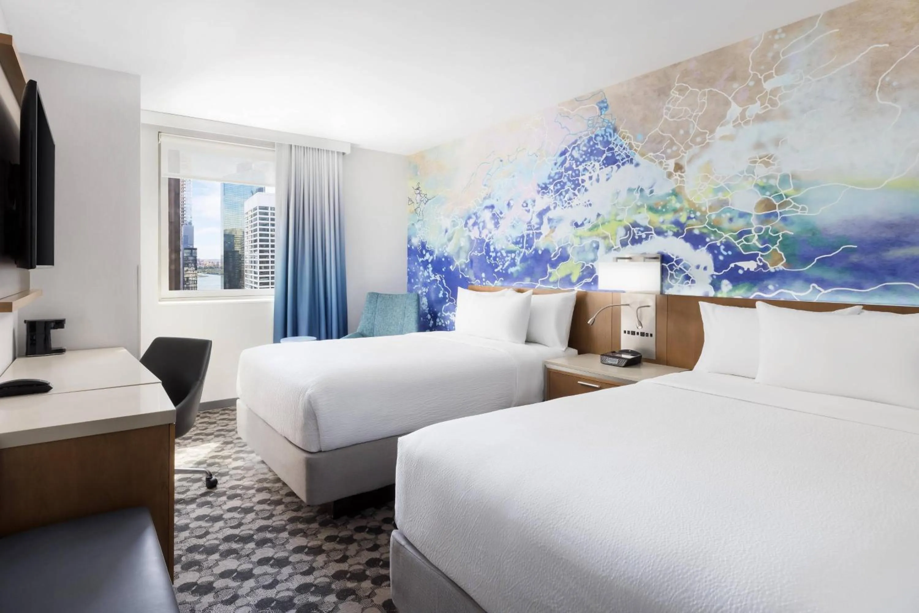 Photo of the whole room, Bed in Courtyard New York Downtown Manhattan/Financial District