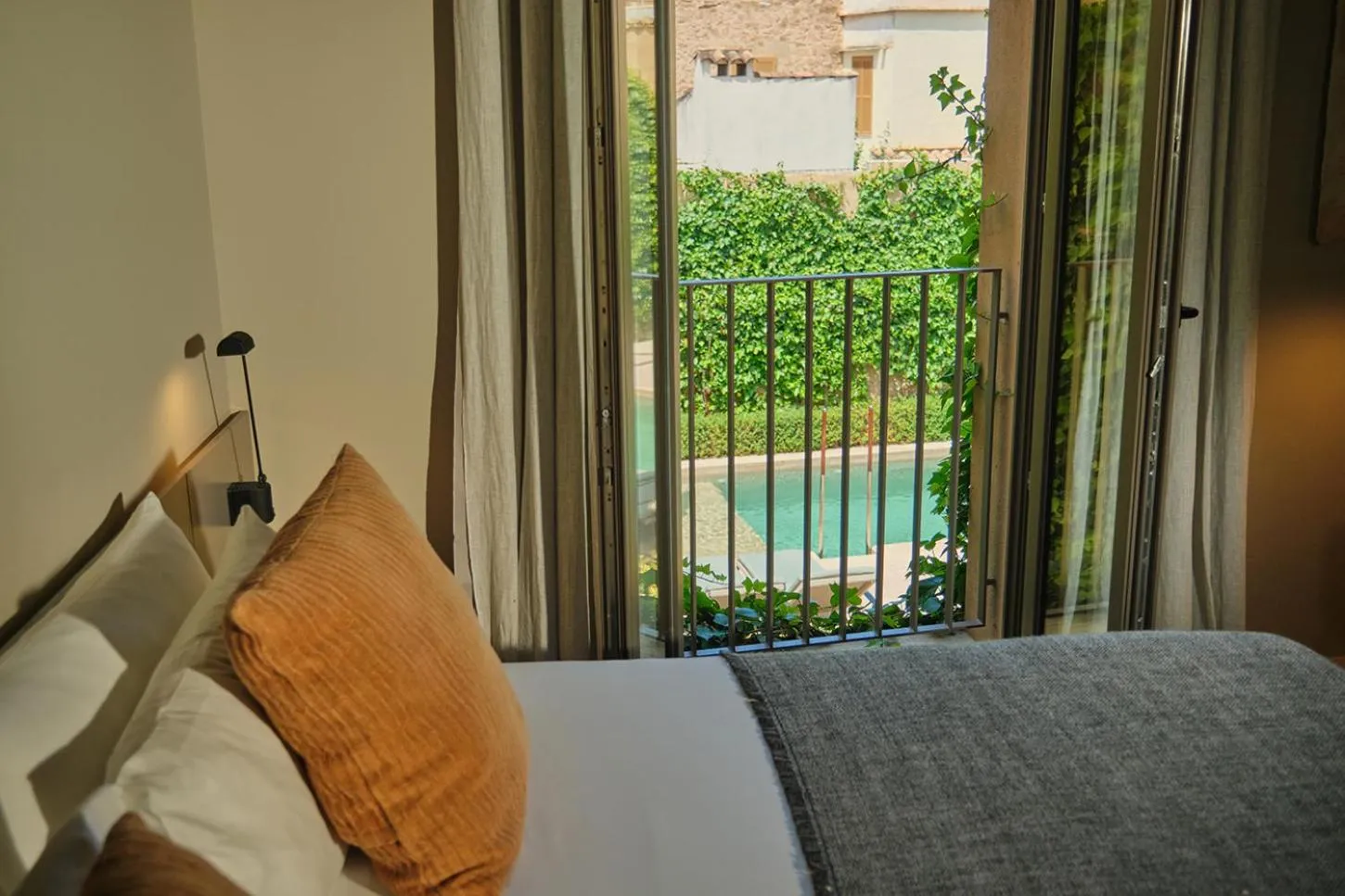 Bedroom, Bed in Can Aulí Luxury Retreat - Adults Only