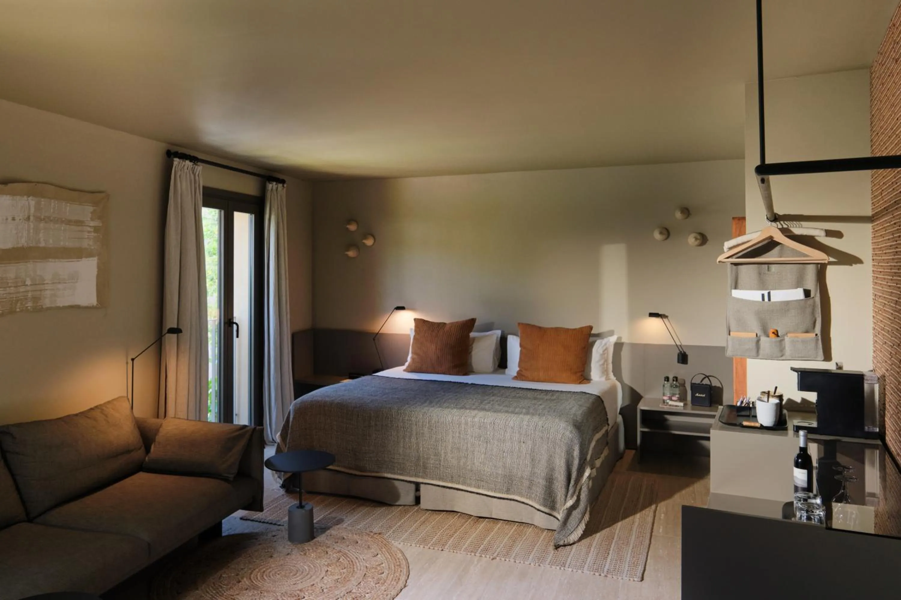 Bedroom, Bed in Can Aulí Luxury Retreat - Adults Only