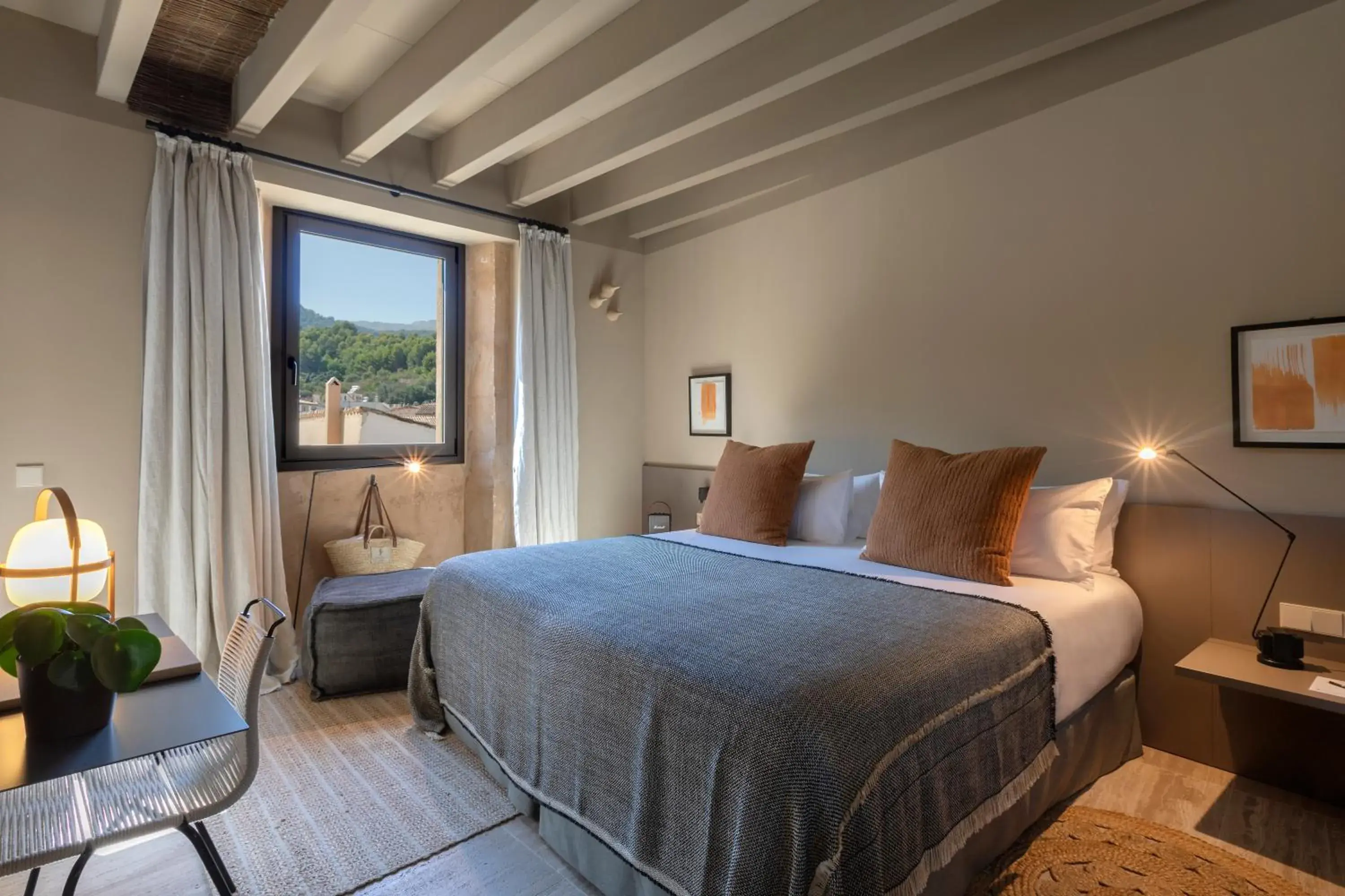 Deluxe Double Room with Mountain View in Can Aulí Luxury Retreat - Adults Only Deluxe Double Room with Mountain View in Can Aulí Luxury Retreat - Adults Only