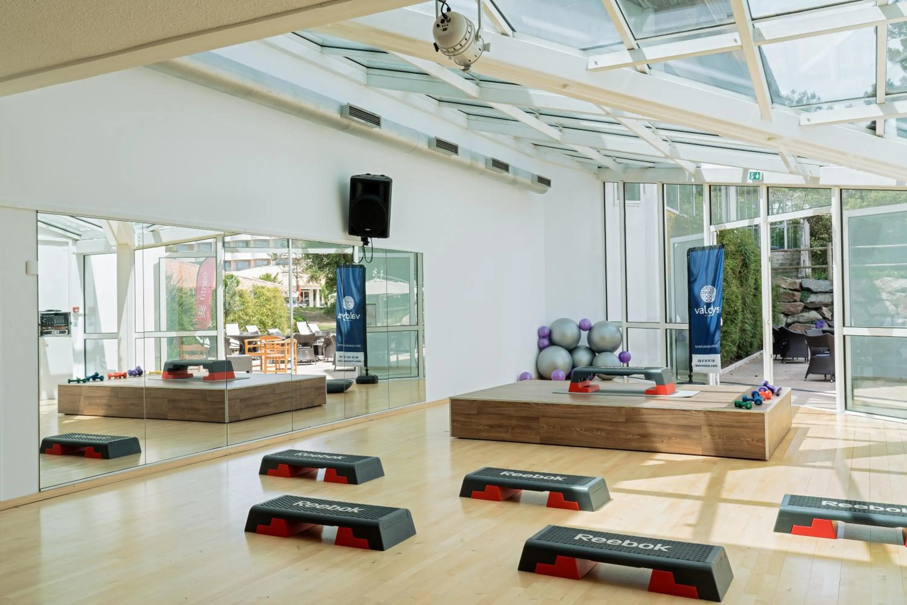 Fitness centre/facilities in Hôtel Valdys Thalasso & Spa - les Pins