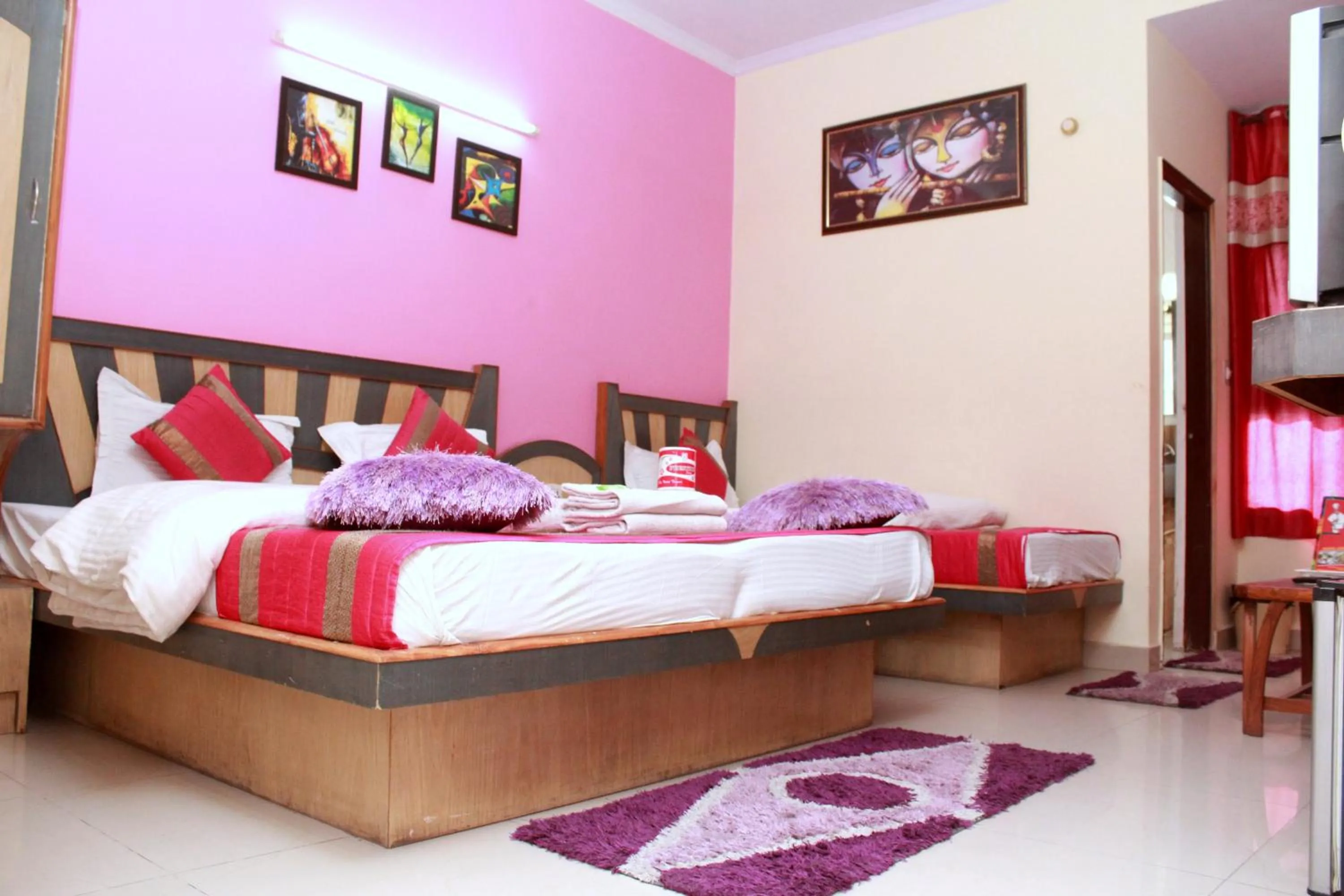 Bed in Cottage Ganga Inn